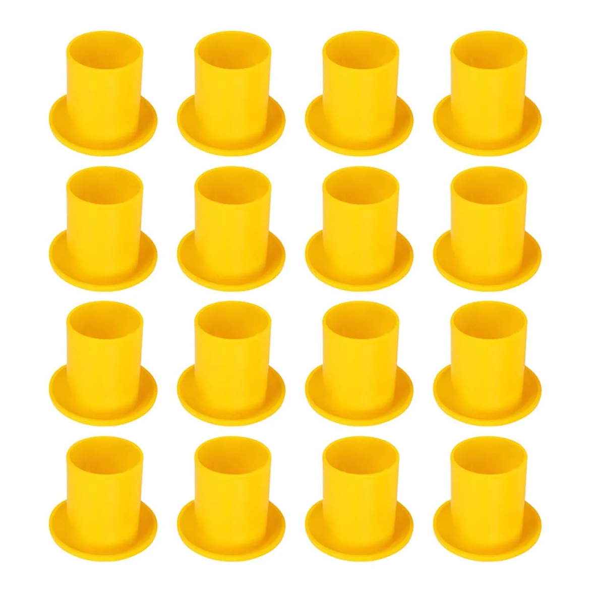 Tapas de Seguridad Protector de Extremo Resistente 60 Alta Visibilidad para Varillas de Refuerzo de Plástico Amarillo para Obra y Construcción