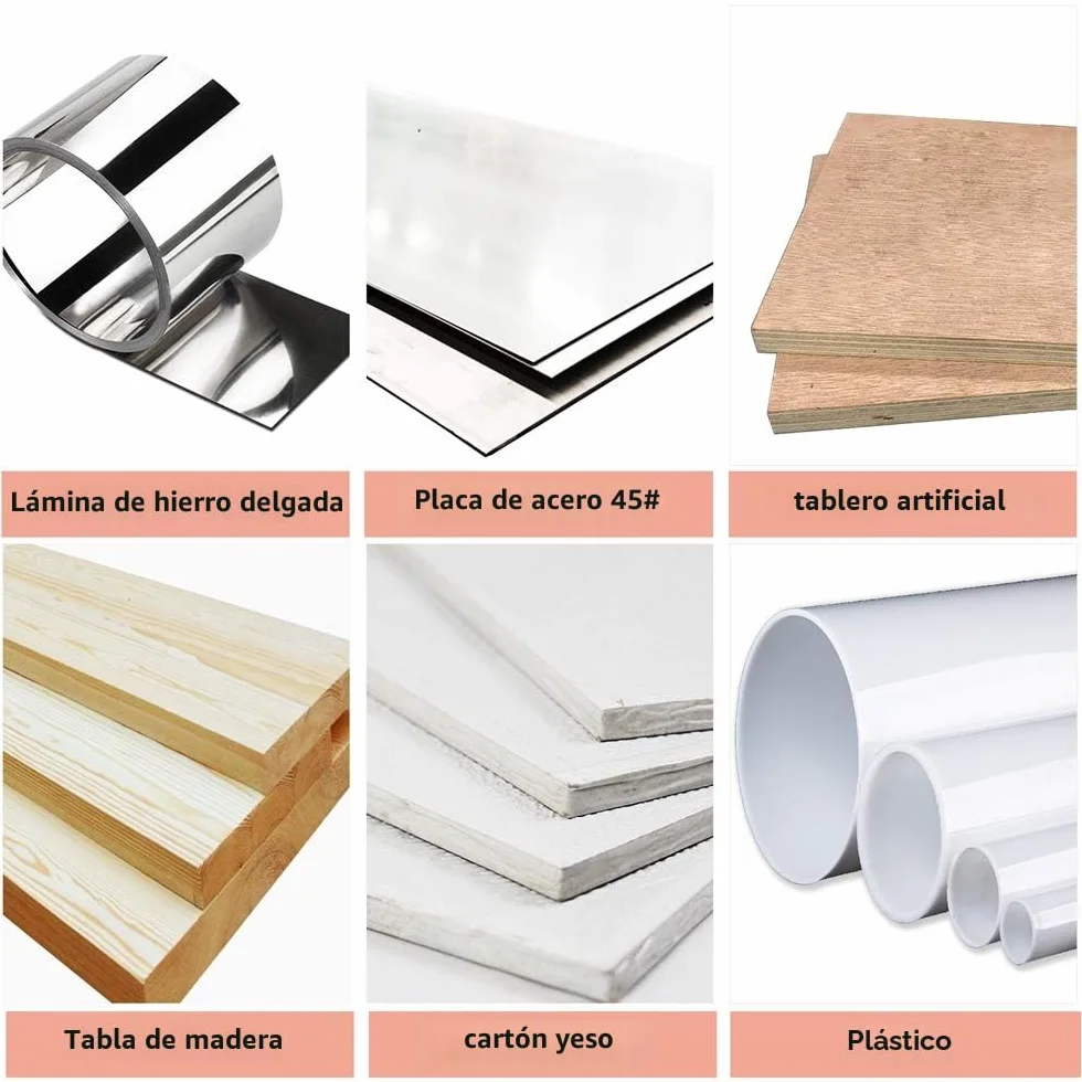 Corona 150 mm,Sierra de corona de M42 HSS LAIWEI para taladrar agujeros en madera, cartón yeso, perfiles de aluminio, PVC y otros materiales