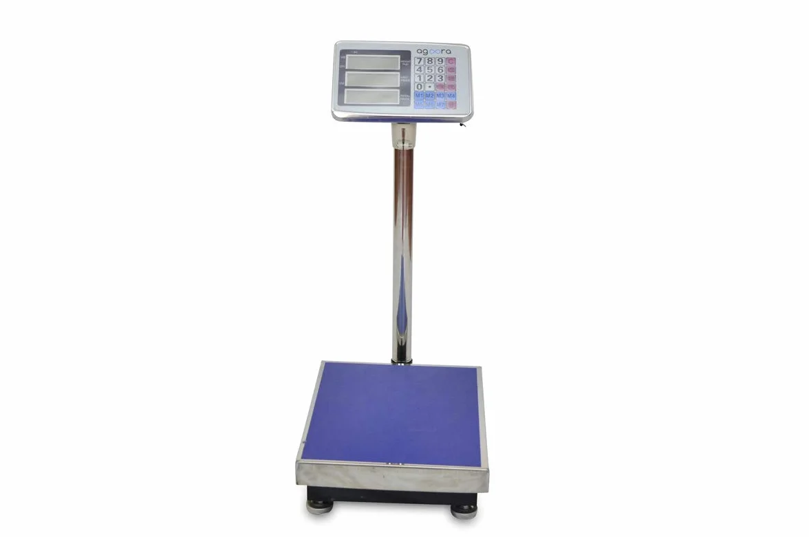 Báscula Industrial 150kg/20g 30x40cm Acero Inoxidable Pantalla LCD