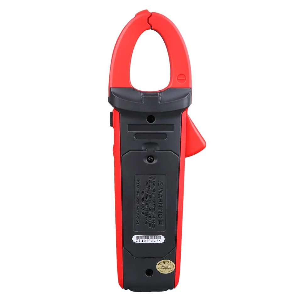 UNI-T UT216C 600A Pinza Amperimétrica Digital AC DC Multímetros de Rango Automático de Corriente NCV V.F.C Diodo LCD Probador de Temperatura de Linterna