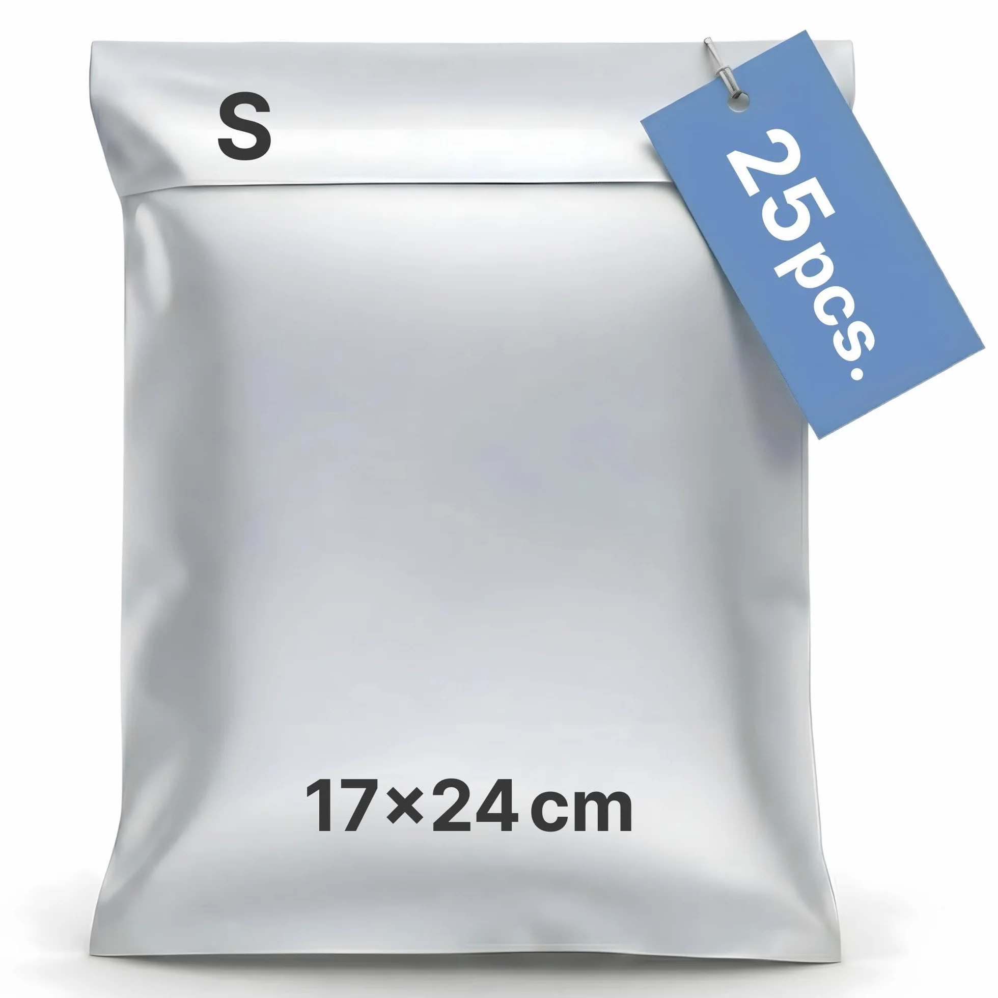 Bolsas de envío S 17x24 cm 25 uds | Sobres de plástico opacos impermeables para ropa documentos paquetes Vinted Wallapop