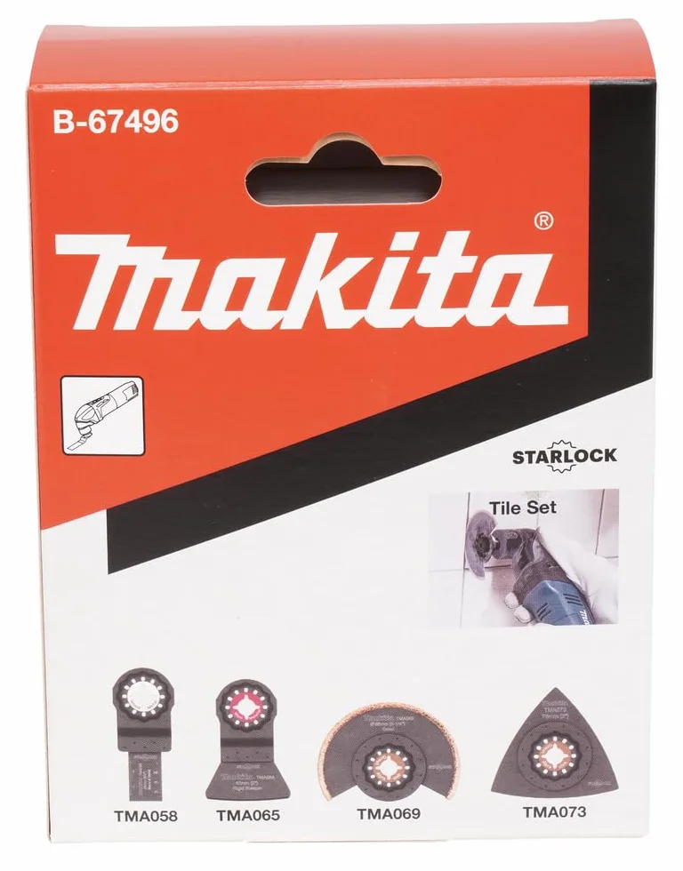 Makita B-67496 - Set de cuchillas multitool starlock, Multicolor