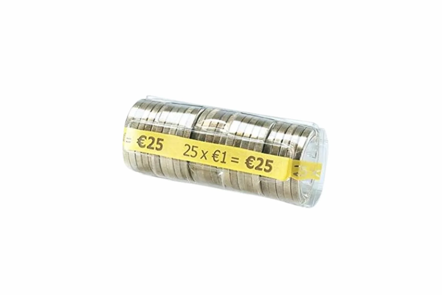 Pack Blister Monedas 100 Unidades Euros y Centimos Cartucho Guarda Monedas 1€