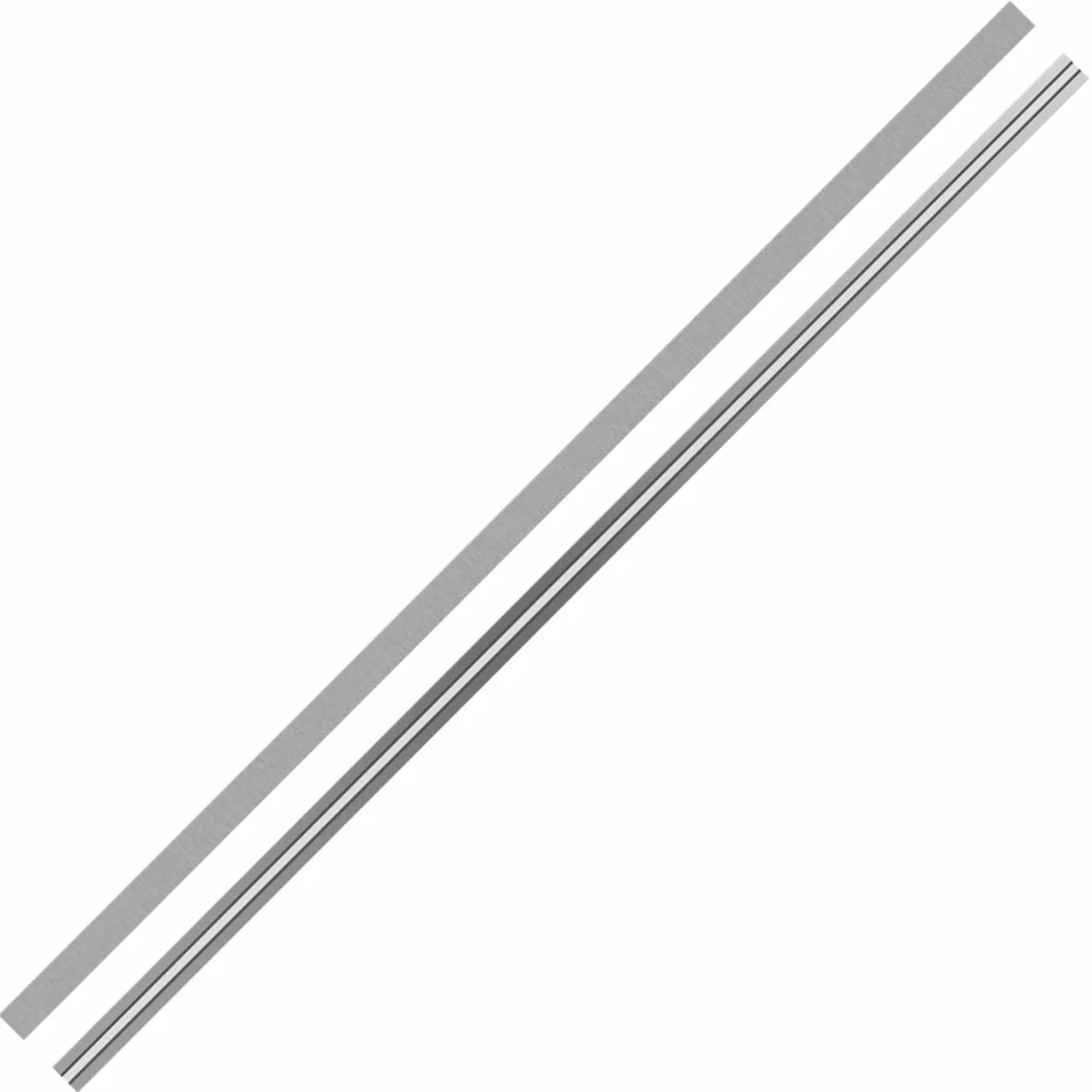 2 hojas de cepilladora HSS de doble filo, 306 mm x 8 mm x 2 mm, herramientas de carpintería metálicas, cuchillas de cepilladora de alta durabilidad.