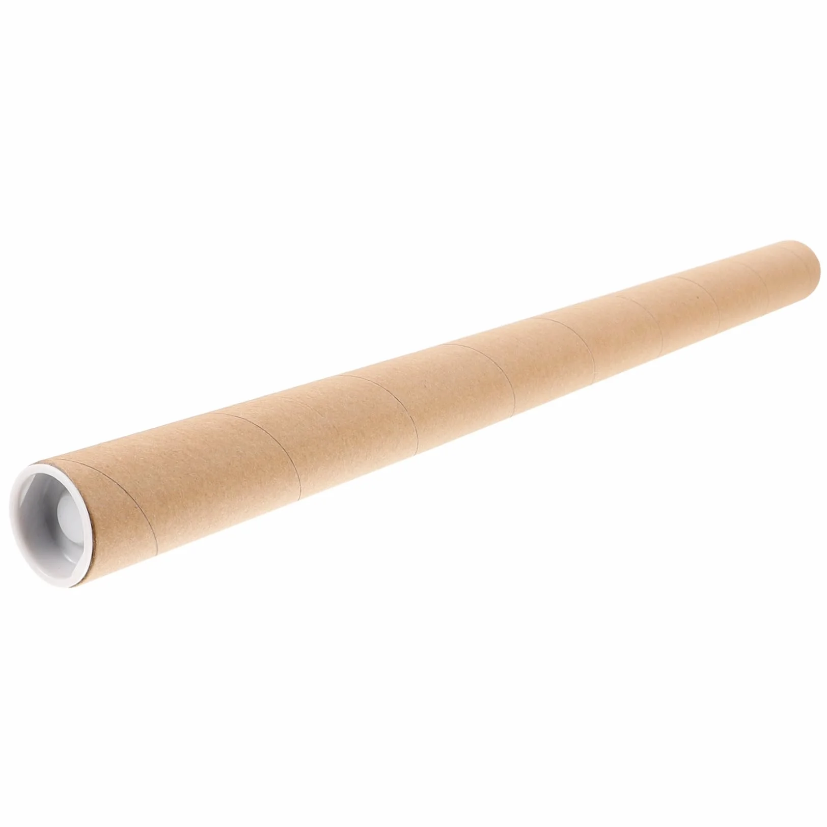 SHINEOFI Tubo de Cartón Kraft Redondo 50x10 cm Resistente para Pósteres y Documentos