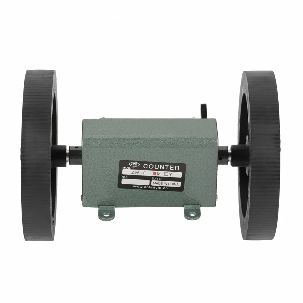 Contador de distancia con 5 dígitos, rango 0-9999,9 m, velocidad máxima de 200 RPM, modelo Z96-F, rueda de medición para levantamiento topográfico, construcción y medición de tierras.
