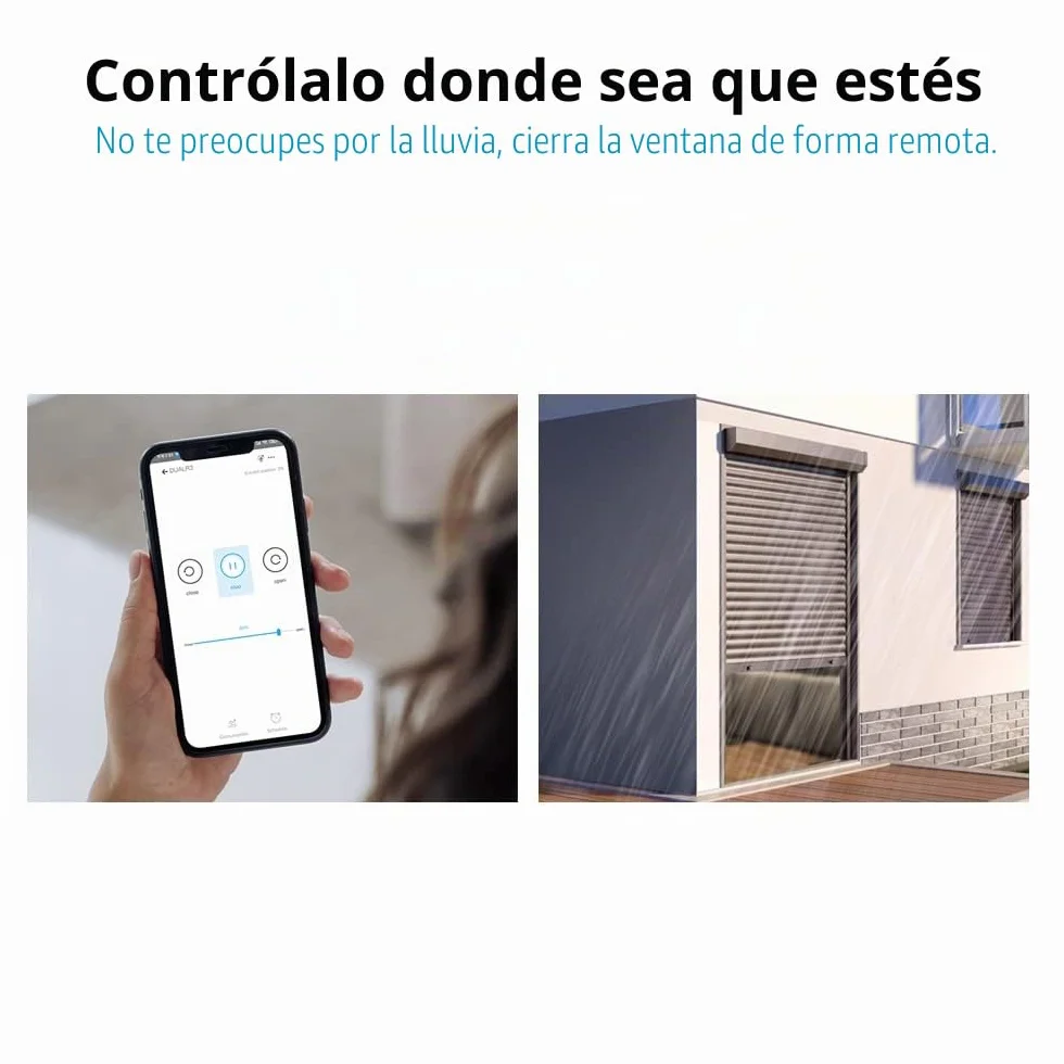 SONOFF Módulo de interruptor de cortina inteligente WiFi de 2 vías con relé dual para cortinas motorizadas, persianas, persianas, funciona con Alexa, no requiere concentrador, DUALR3 Lite