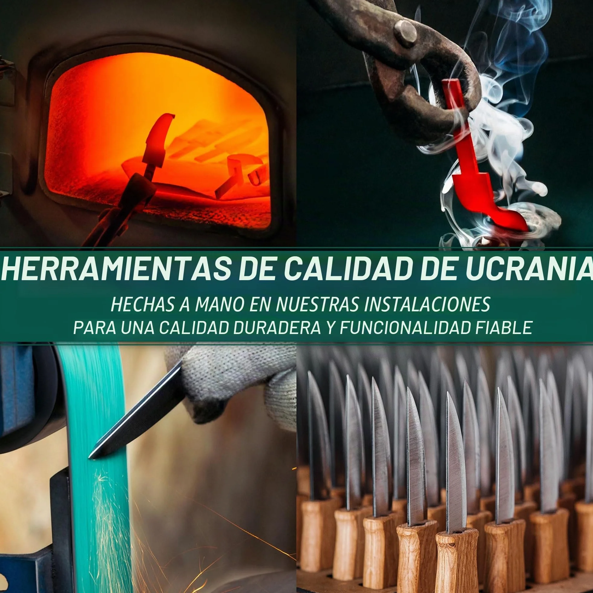 BeaverCraft S01 Set de Cuchillos para Tallar Cucharas de Madera