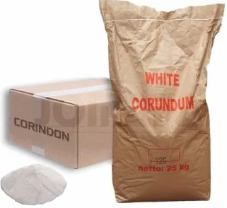 BOLSA DE DE CORINDON BLANCO 60, 0,212 – 0,30mm gramo fino para chorreadora arena, 25 KILOS