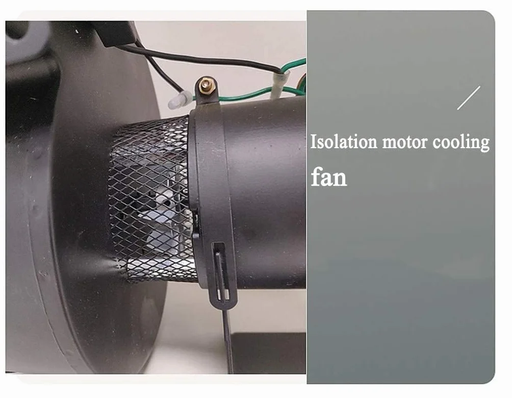 Vikitim Ventilador Centrífugo De Alta Temperatura Con Aislamiento Térmico De Múltiples Alas - Pequeño De Escape 200W Para Tiro Inducido por Caldera