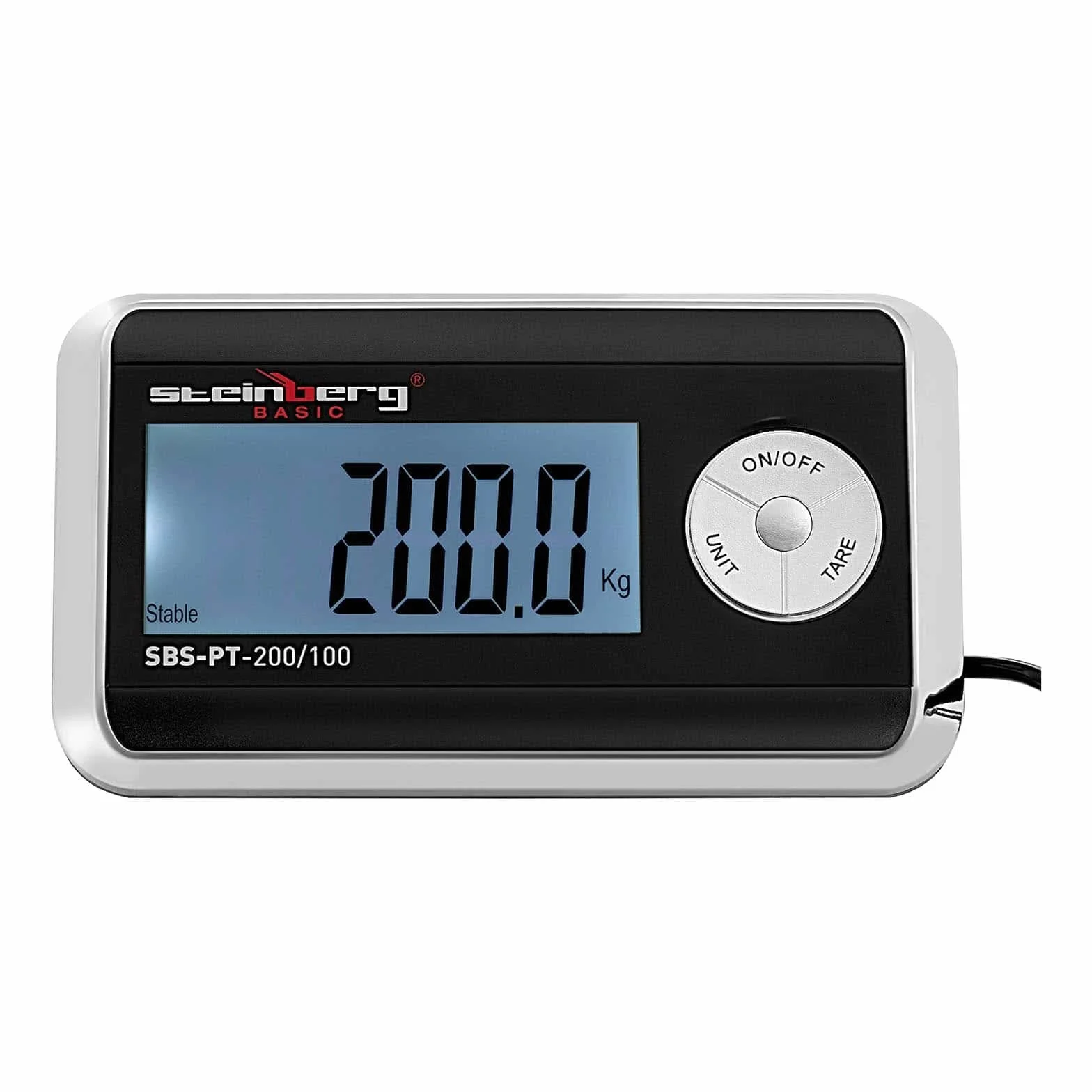 Steinberg BASIC SBS-PT-200/100 Báscula para paquetería digital 200 kg 100 g LCD externo