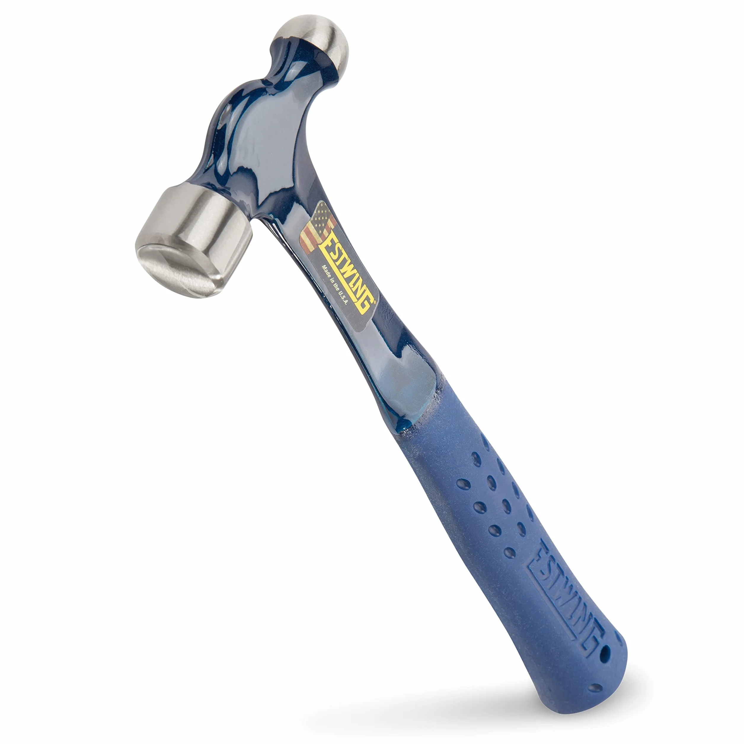 Estwing E3-12BP - Martillo de bola, mango de vinilo de nailon reductor de impacto, 1 kg