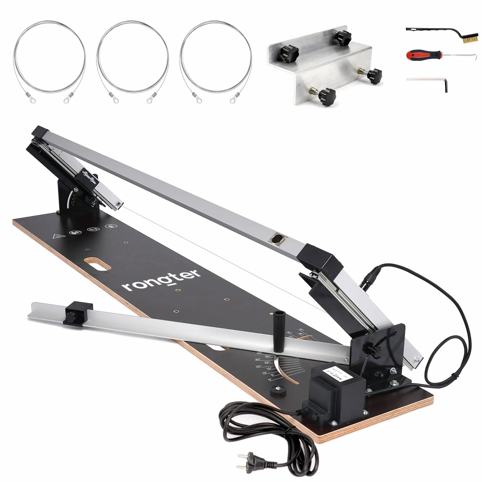 Cortador de poliestireno, 200 W de alta precisión, equipado con un sistema de corte de alta precisión, dispositivo de corte de poliestireno, para corte vertical y horizontal