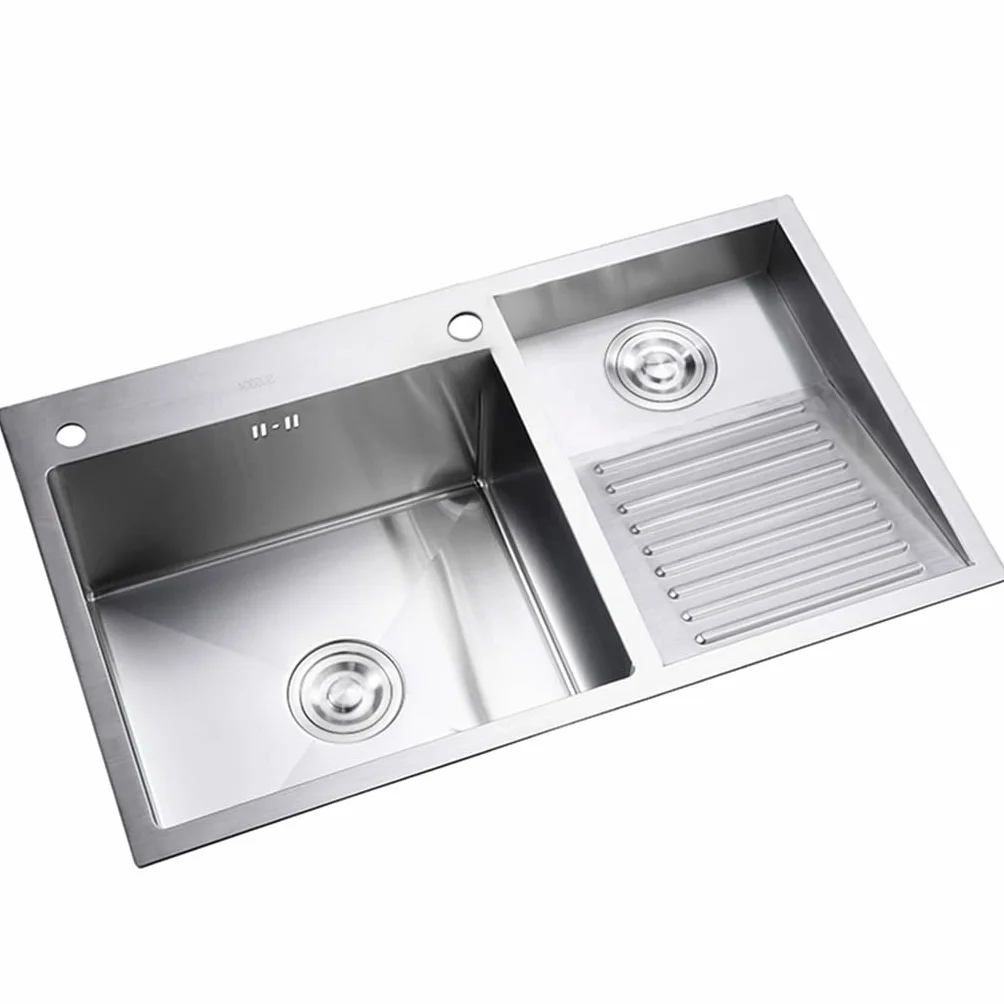 Acero De Lavandería Piscina Balcón Del Hogar Inoxidable Fregaderos De Lavandería Con Lavabo Lavadero Fácil De Limpiar Doble Fregadero De Lavandería Piscina Regalo