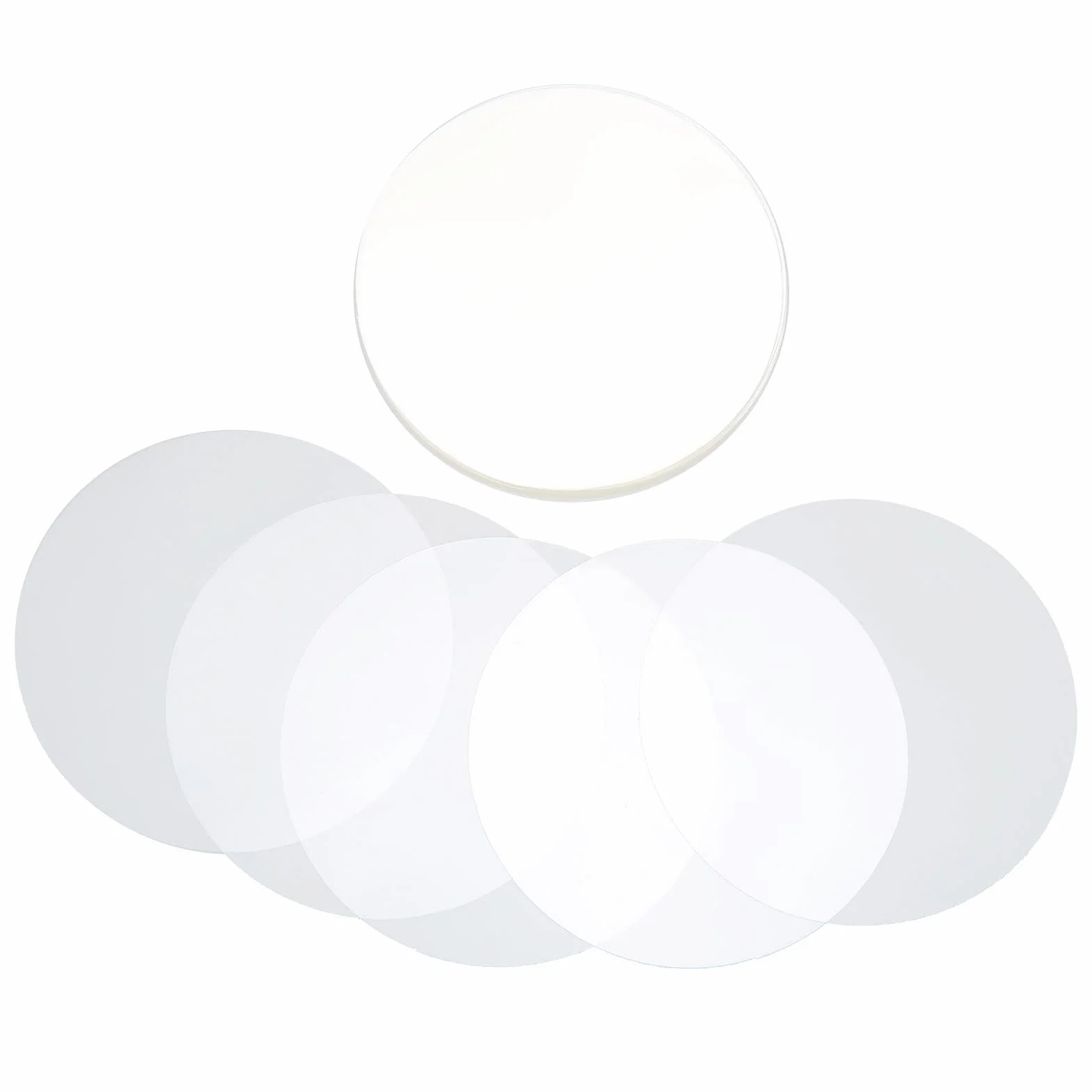 Película Transparente, Película de Insignia de 100 Piezas para Botón de Insignia Redonda, Película Protectora de Insignia Transparente para Fabricante de Botones de Bricolaje Sellos(58mm/2.3in)
