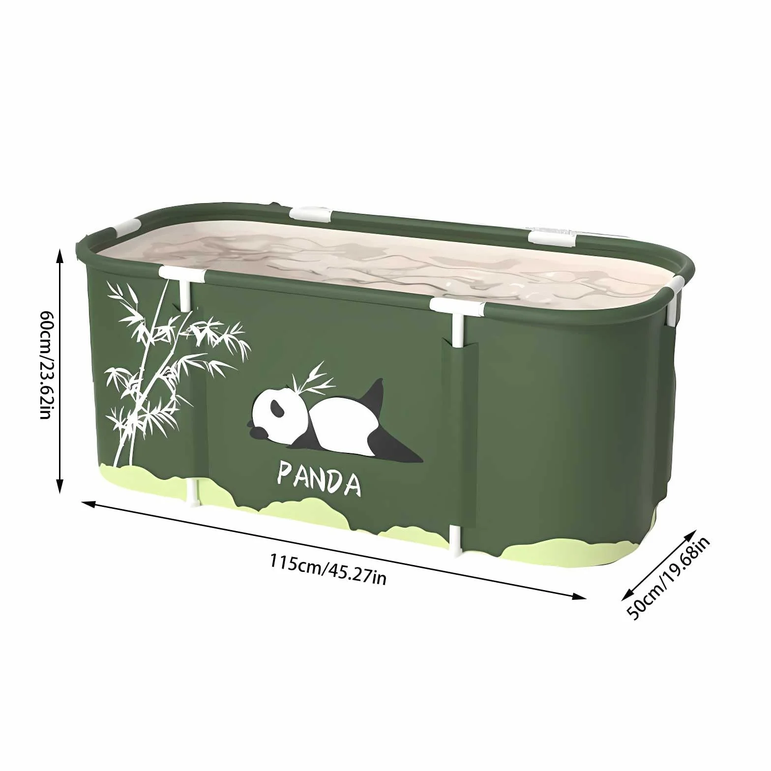 Bañera plegable para dos personas – Baño caliente con diseño aislado – Material robusto e impermeable – Incluye grifo de desagüe y asas de transporte
