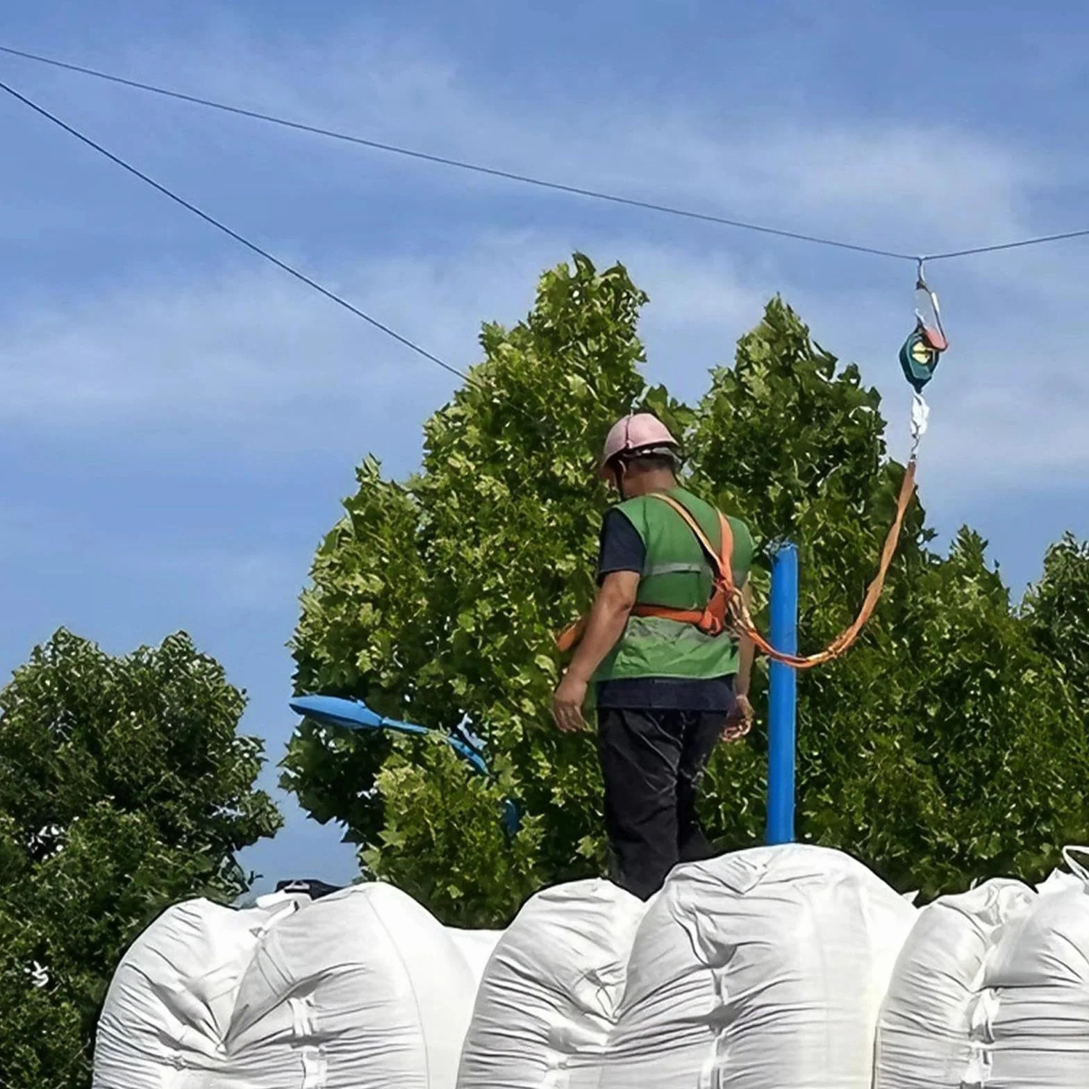 Dispositivo Anticaidas Retráctil 3-20m, Arnés de Seguridad Anticaídas Retráctil Homologado, Anticaidas Retractil Seguridad para Techado y Construcción, Carga:150kg(Verde,10m)