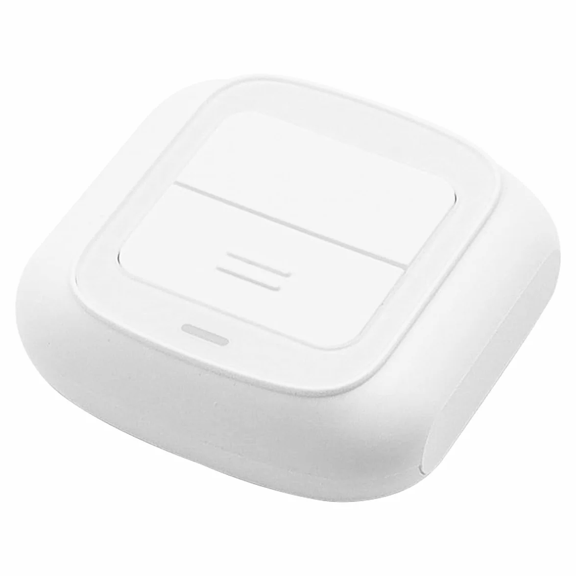 Interruptor Inteligente Interruptor Wifi de 2 Botones Interruptor Inteligente de Escena Repetidor Compatible con Tuya Smart Life(Incompatible con Alexa)
