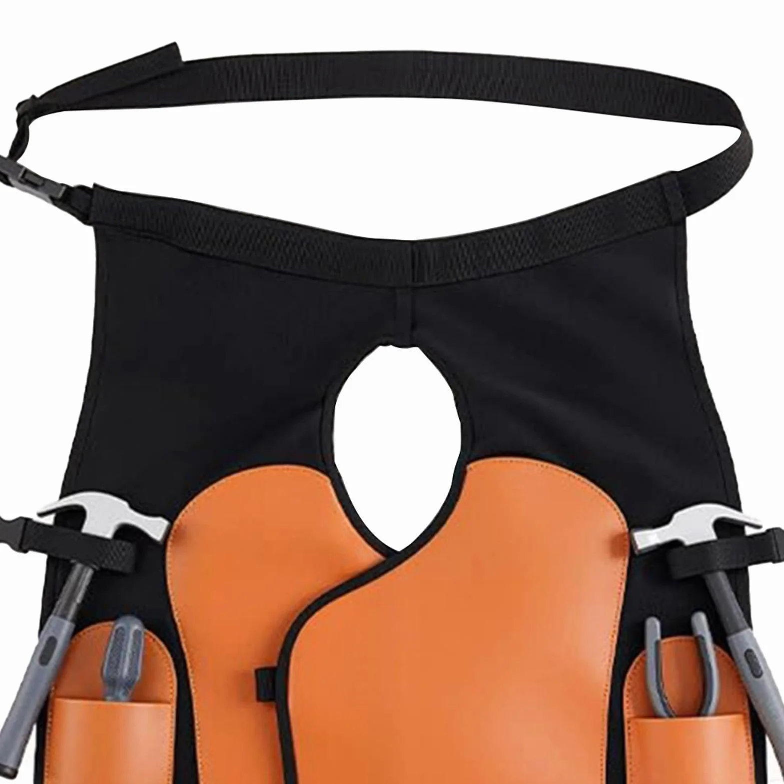 Genérico Delantal De Herrador Para Caballos - 139.7x66.04cm | Mandil Protector Con Rodillera | Cuero Artificial Correa Ajustable Cuidado Equino Granja Soldadura Trabajo