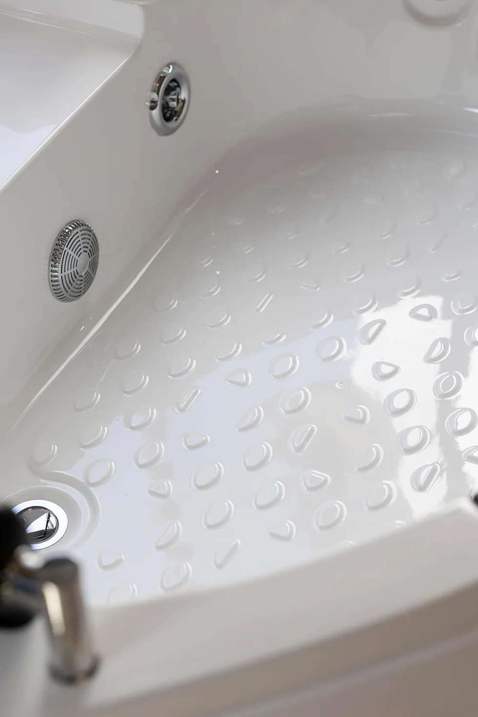 DUPI Bañera Hidromasaje Esquina Angular 2 Plazas NEW CRISTY | 8 Chorros Jets | Control Electrónico | 2 Reposacabezas | Fácil Instalación | Blanco | Acrílico y Fibra de Vidrio | 150 CM