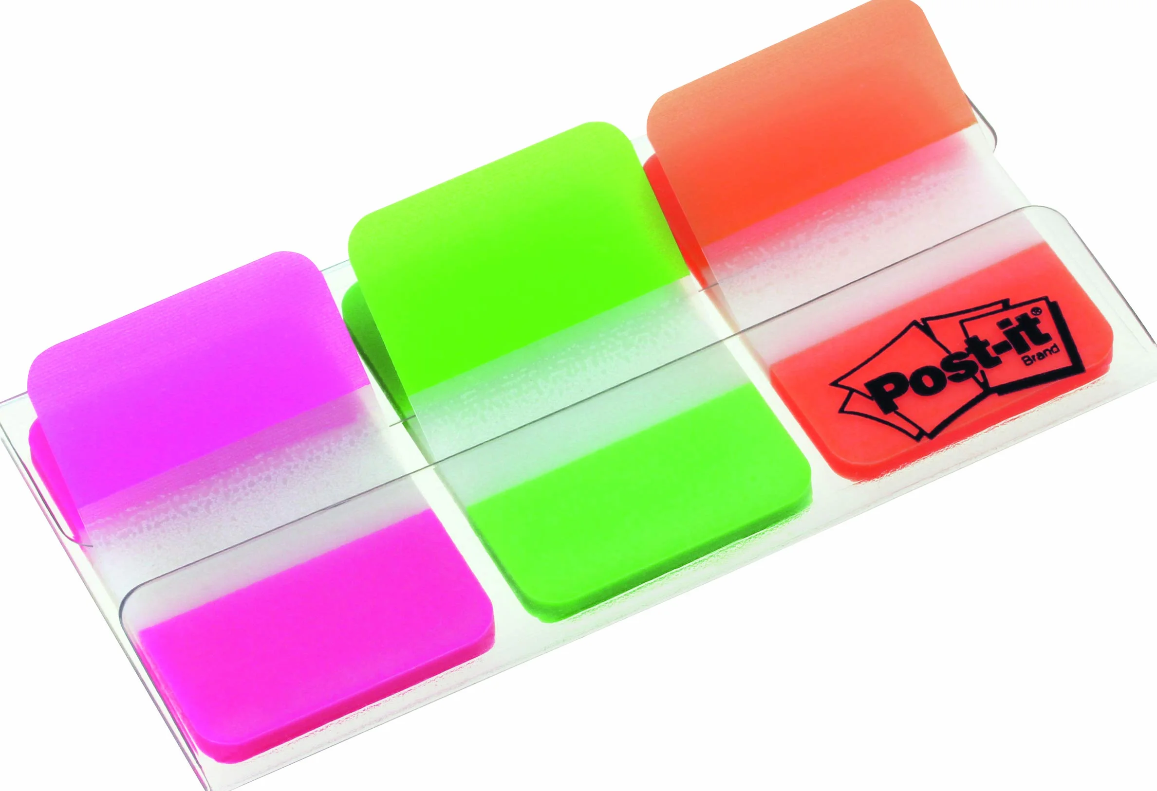 Post-it Index Marcadores Rígidos, 25.4 mm x 38.1 mm, 36 Unidades, Rosa y Verde