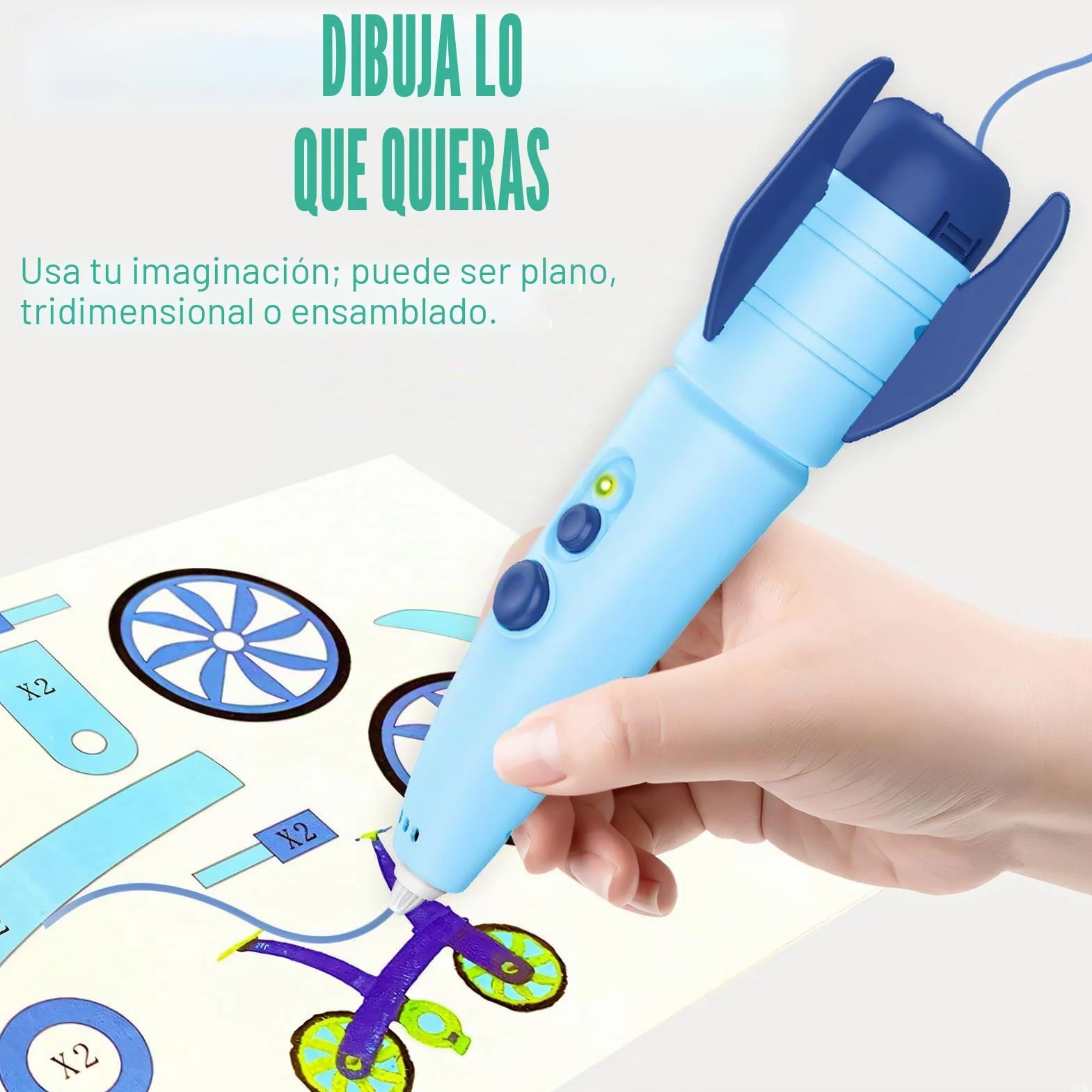 Plantillas de bolígrafo 3D reutilizables con 40 patrones, libro de dibujo con impresión 3D, tablero de copia de plástico transparente, regalo de bricolaje creativo