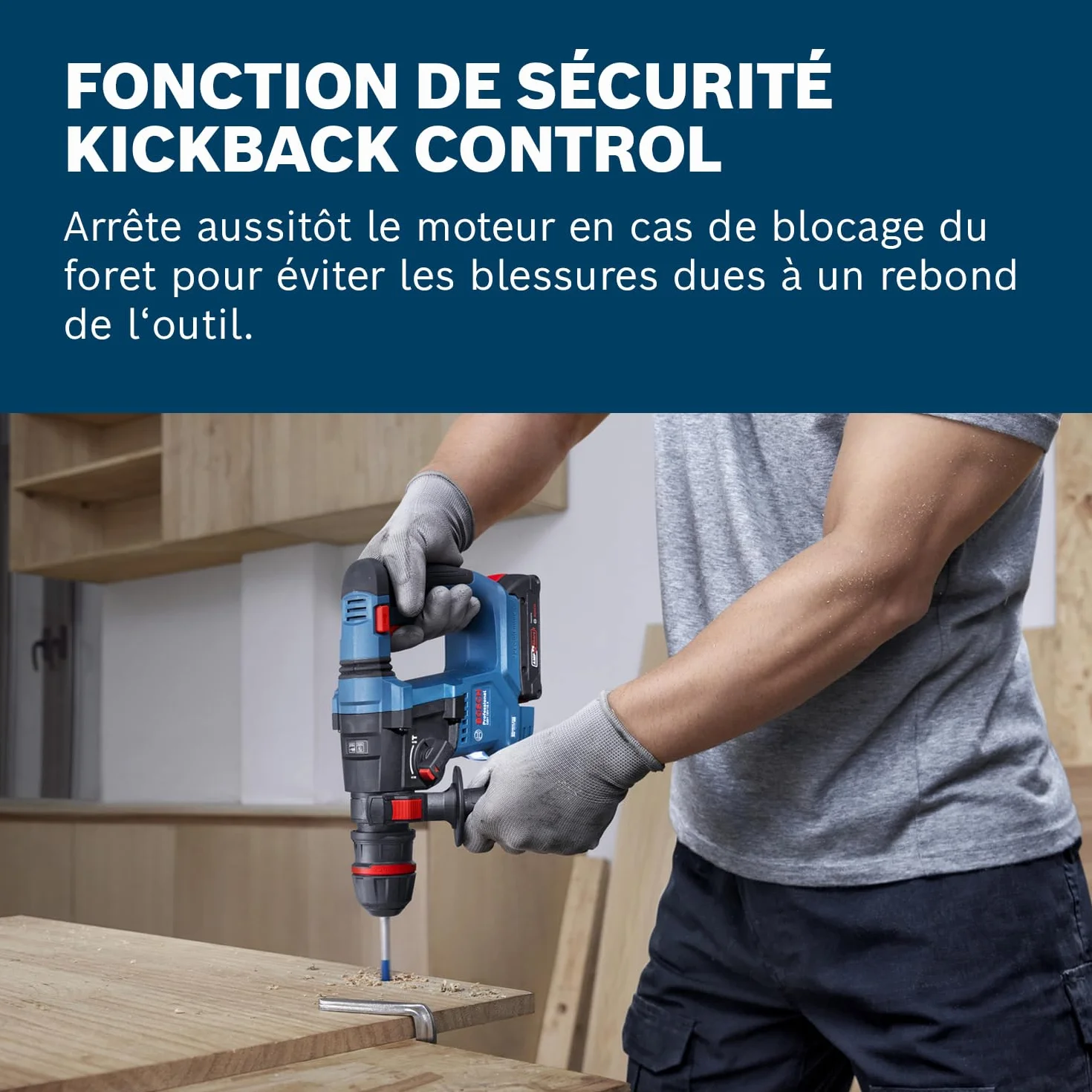 Bosch Professional 18V System martillo perforador a batería GBH 18V-18 X (ONECHUCK)