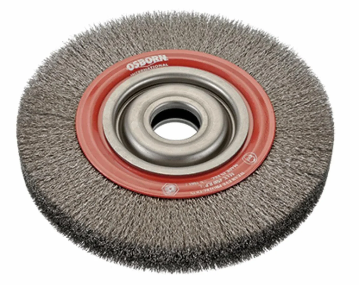 Osborn 9902554162 - Cepillo circular acero latonado de alambre ondulado con agujero multieje y filamento de Ø 0.30 mm (178x28x38)