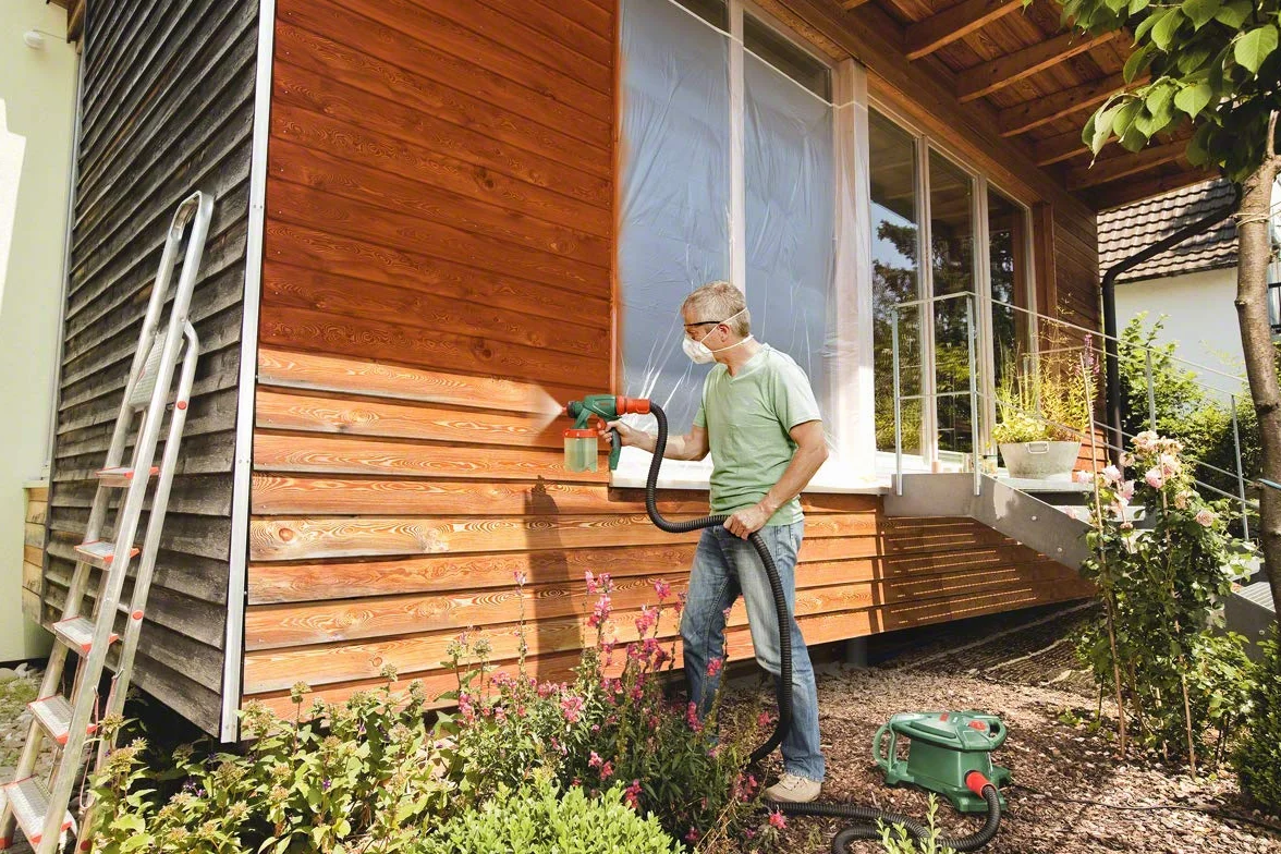 Bosch Sistema de pulverización de Pintura, Verde, 1200 W