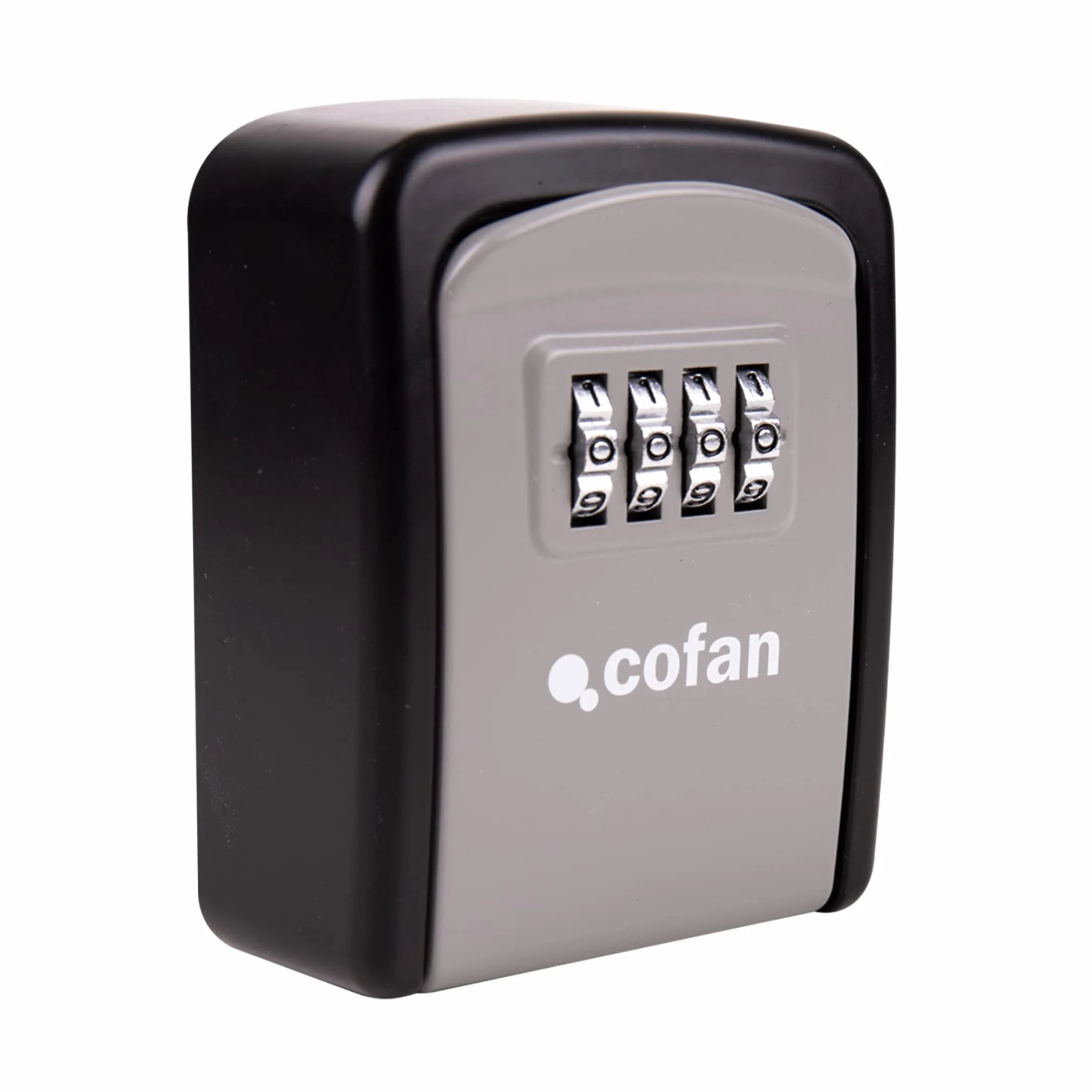 Cofan Caja de Seguridad para Llaves | Combinación de 4 virolas modificable | Caja de Seguridad para Pared