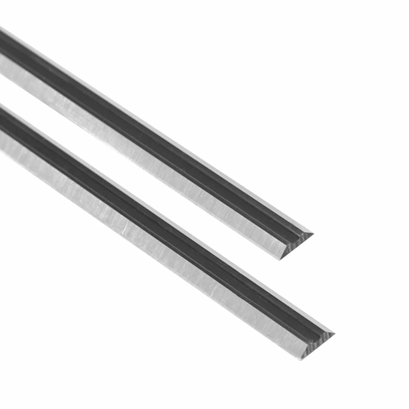 2 hojas de cepilladora HSS de doble filo, 306 mm x 8 mm x 2 mm, herramientas de carpintería metálicas, cuchillas de cepilladora de alta durabilidad.