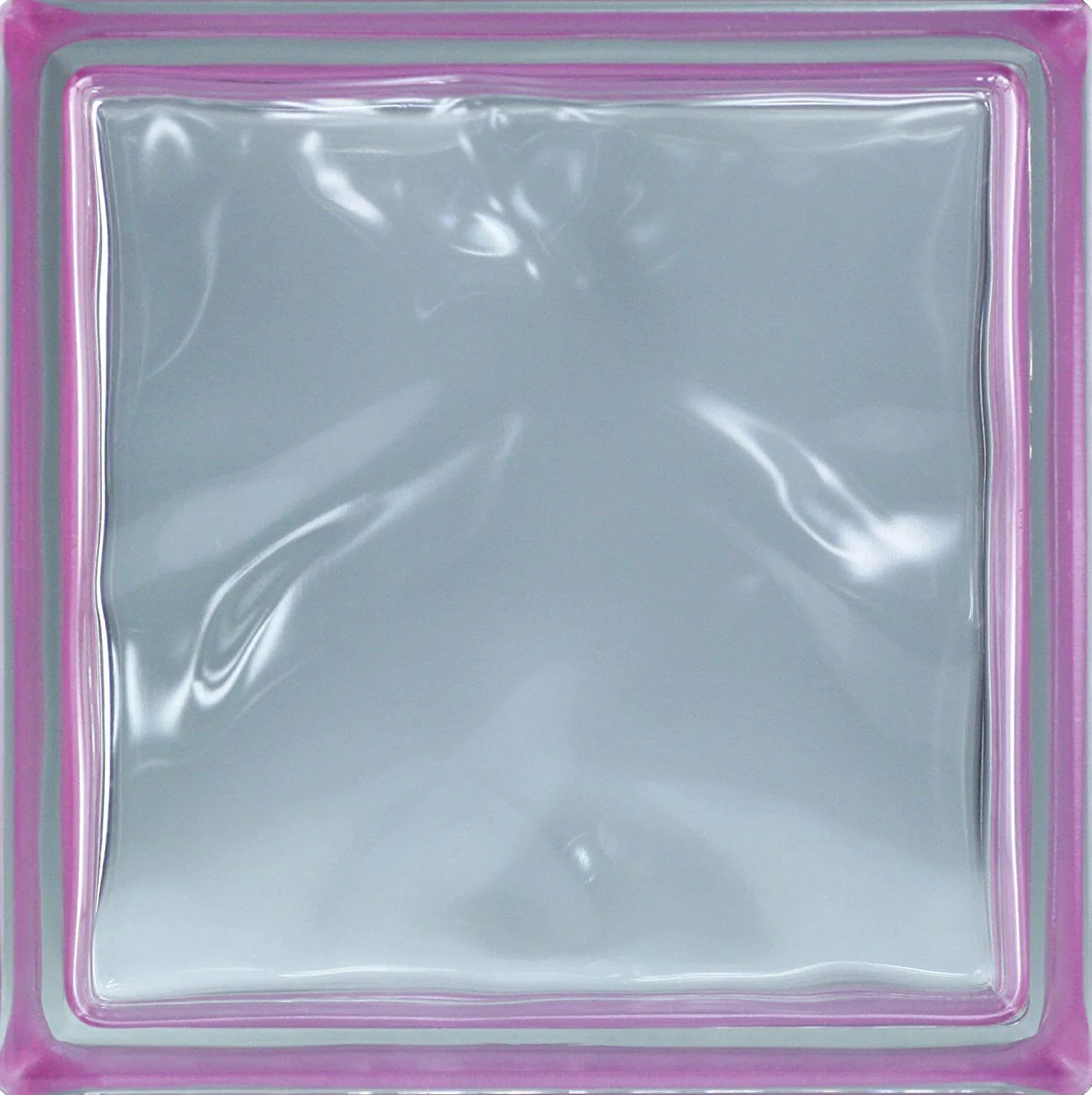 Bloque de vidrio Bormioli Rocco Pure Reflejos Amatista | cm 19x19x8 | Unidad de venta 1 caja de 6 pzas