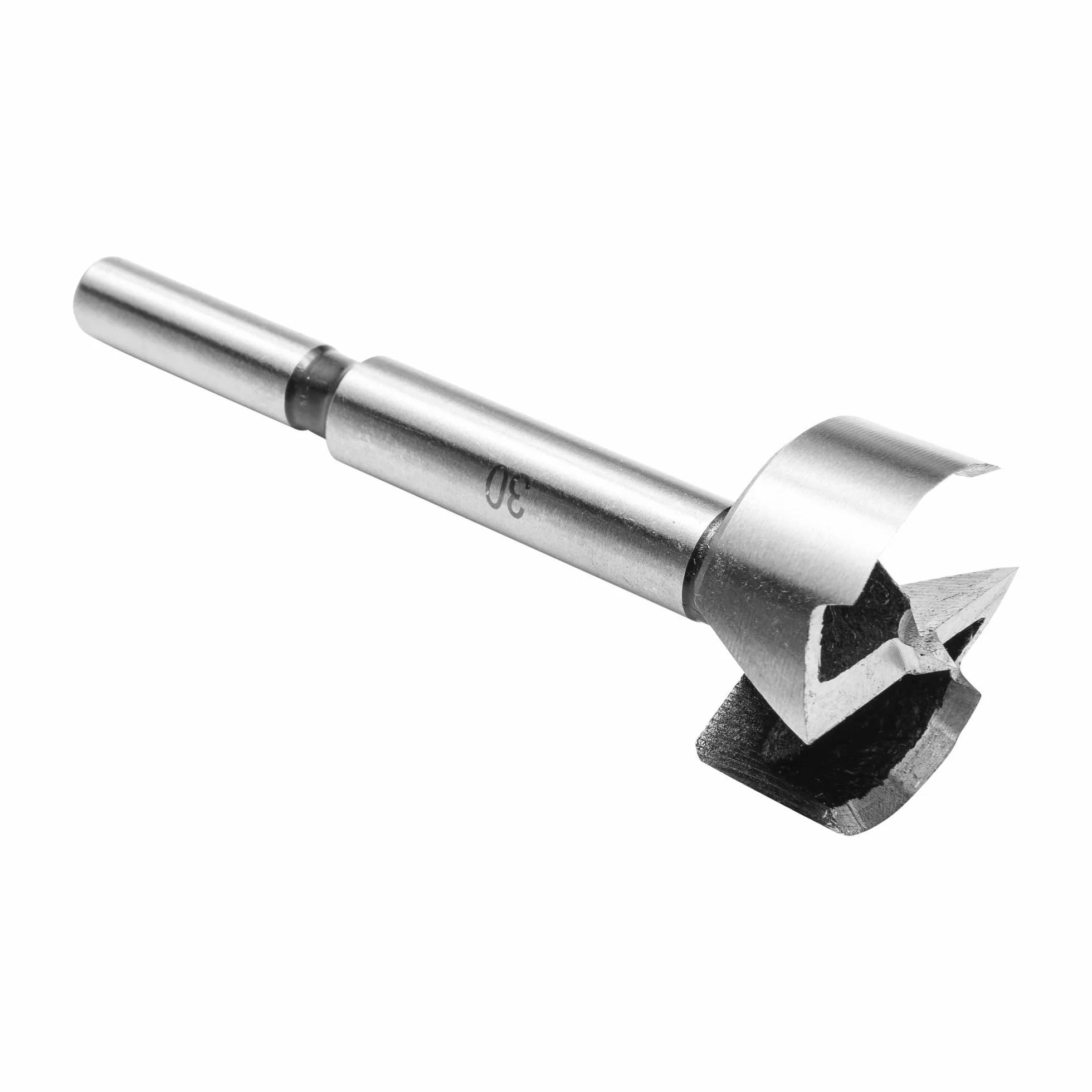 ENT 40230 Broca tipo Forstner, carlidad premium, Diámetro (D) 30 mm, NL 60 mm, GL 90 mm, S 8 mm