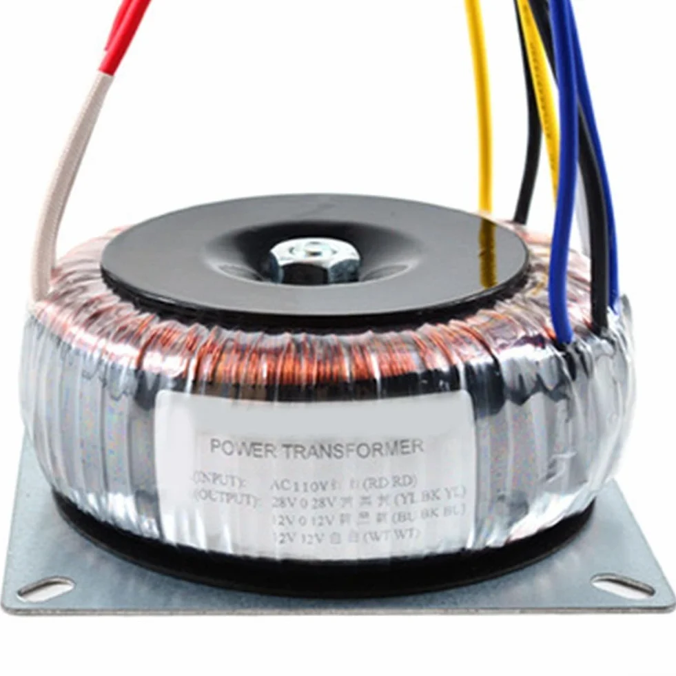 Transformador toroidal de 200 W de alto rendimiento con construcción robusta para una entrega de energía fiable (220 V)