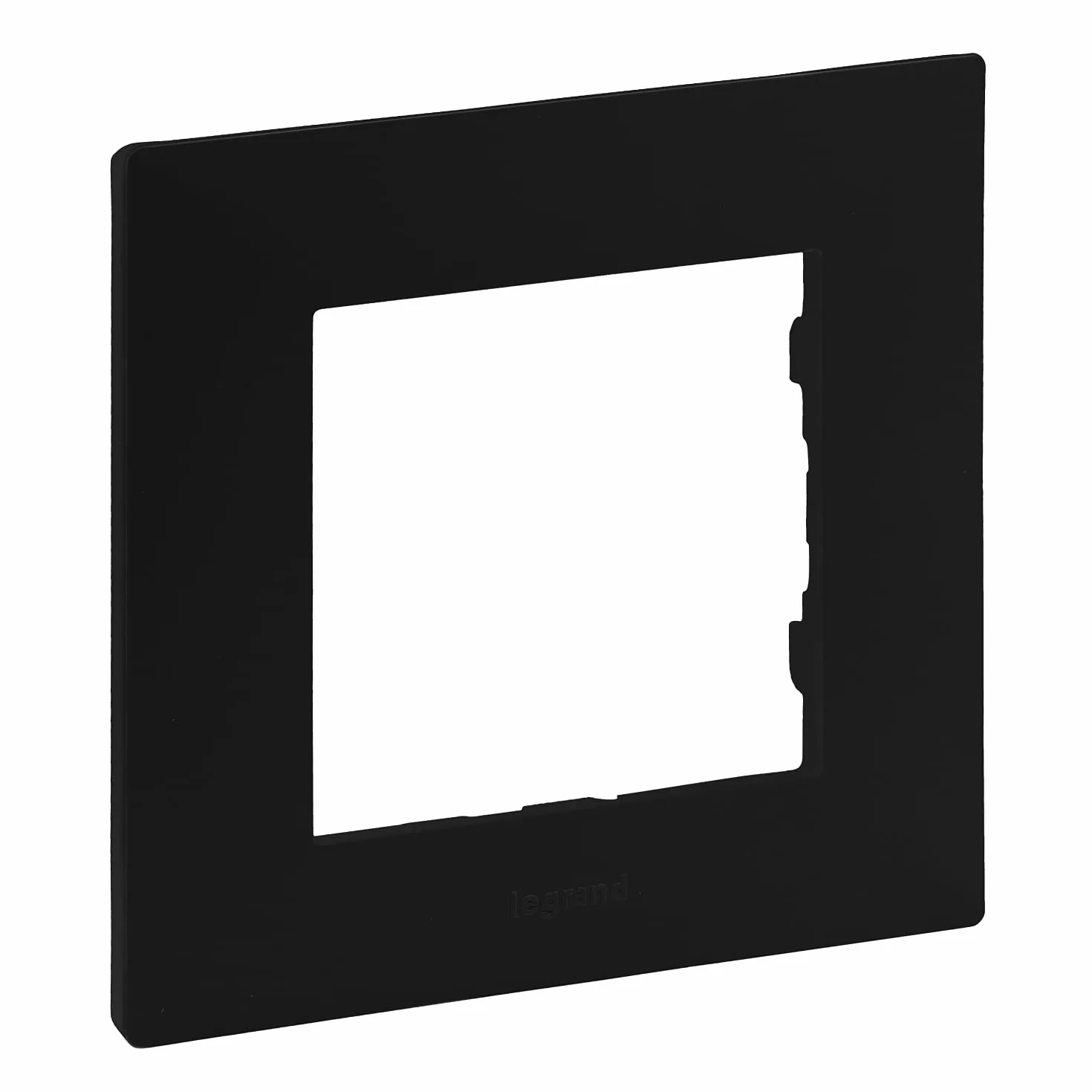 Marco 1 elemento Legrand 864571 serie Niloe Step Negro Mate