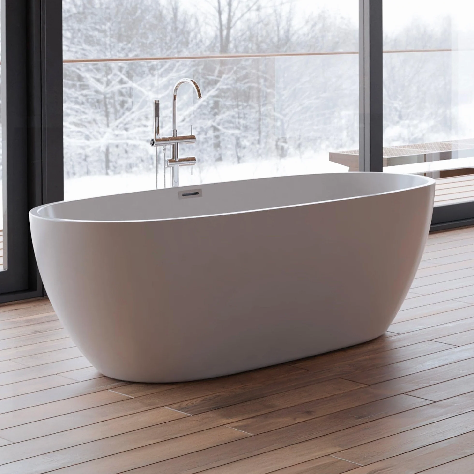 SPALINA Samba - Bañera exenta Oval L. 170 x l. 79 cm