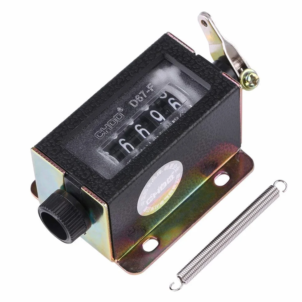 Contador Manual D67-F 5 Dígitos Mecanico Restablecible