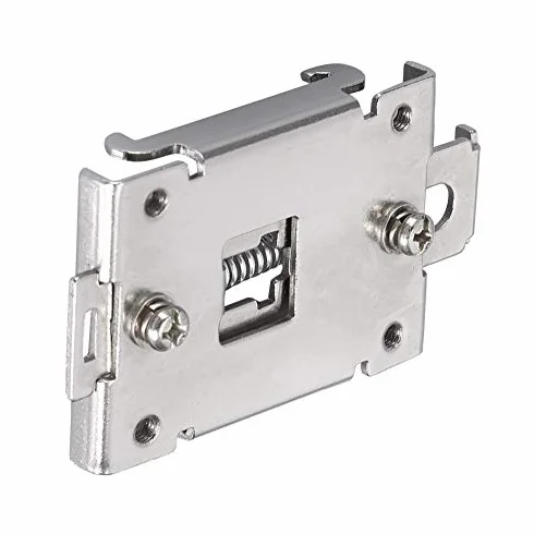 1Pcs 35Mm Din Rail Fixed, Teltonika Din Rail Kit Din Rail Mounting Bracket Solid State Relay Clip Clamp With 2 Mounting Screws