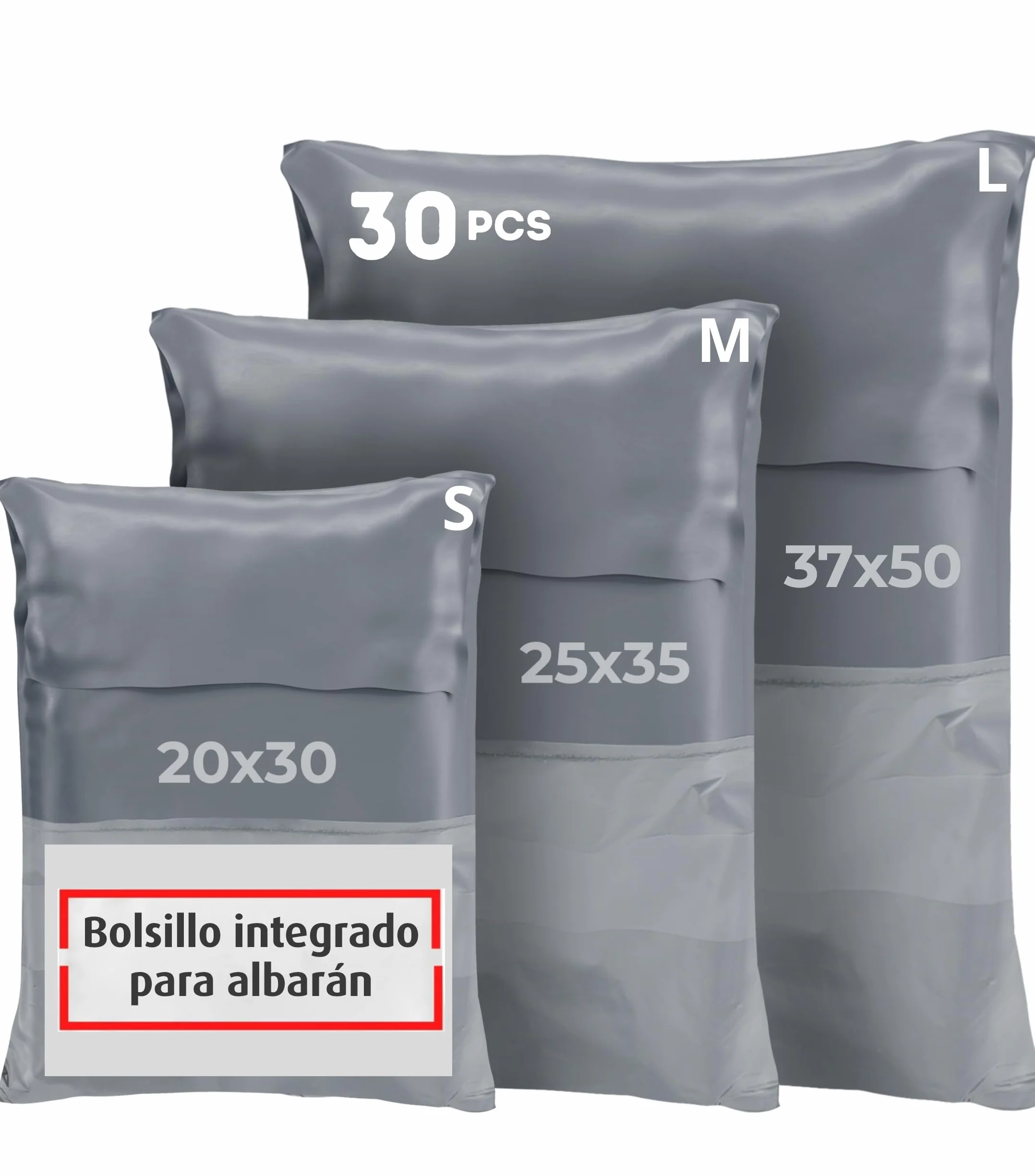 Bolsas Envio Vinted Pack de 30, Sobres Plástico Autoadhesivos Impermeables Polietileno