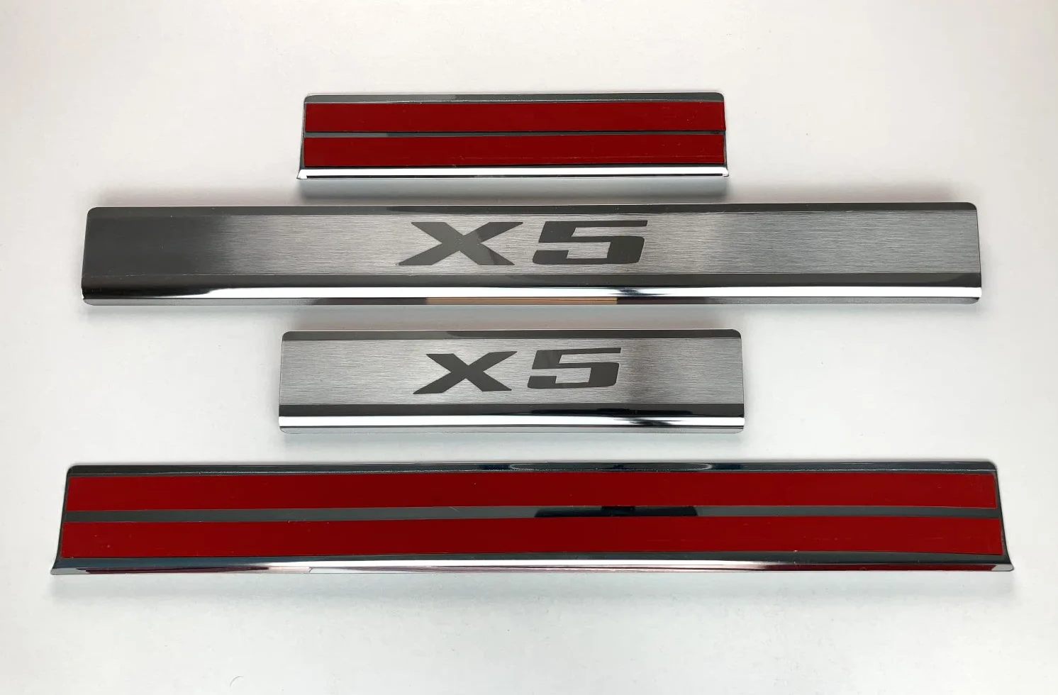 Para BMV X5 E53 2000 – 2006 umbral de umbral protector de puerta, 4 unidades, acero inoxidable