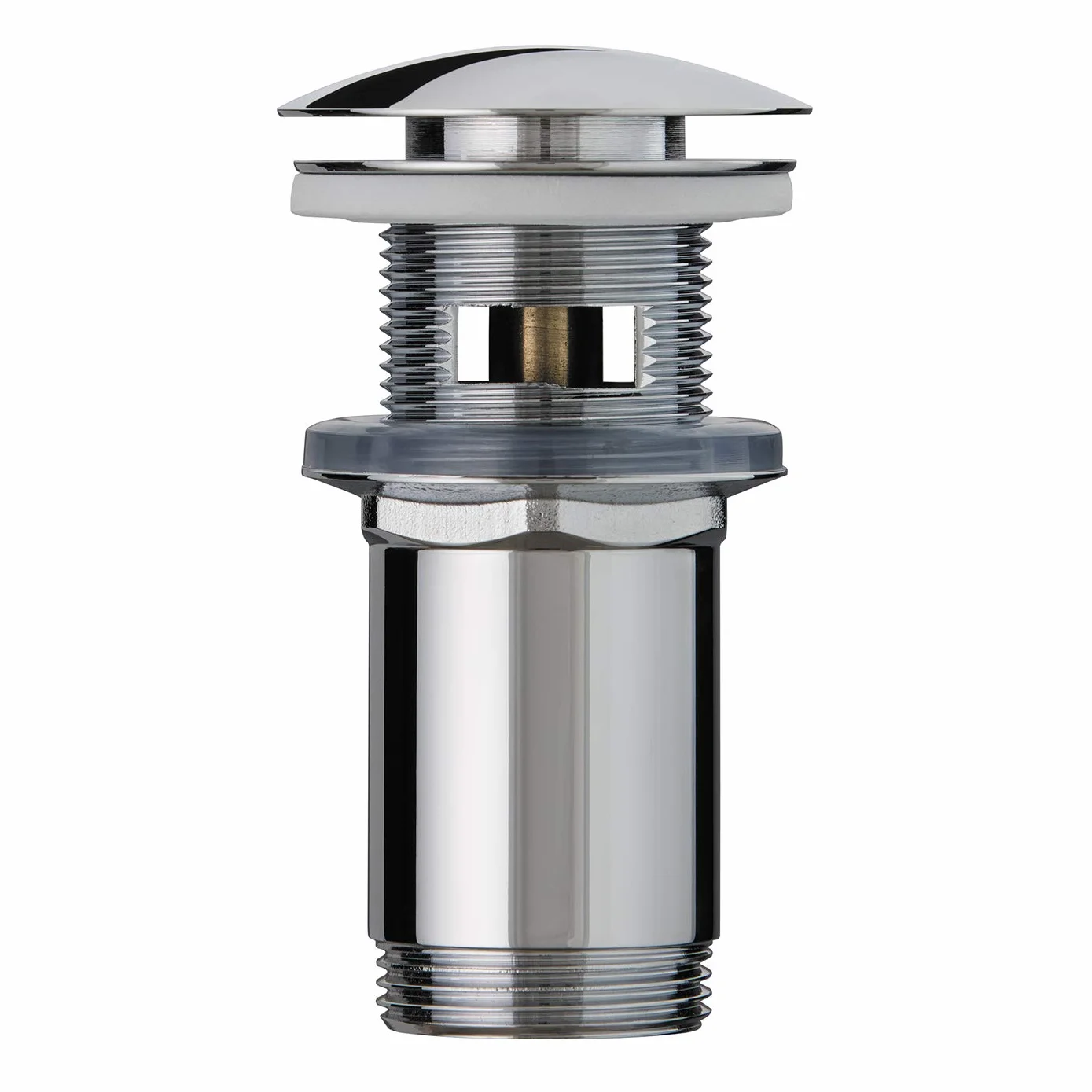 Wirquin 3072339 - Desagüe de lavabo con rebosadero, cromado