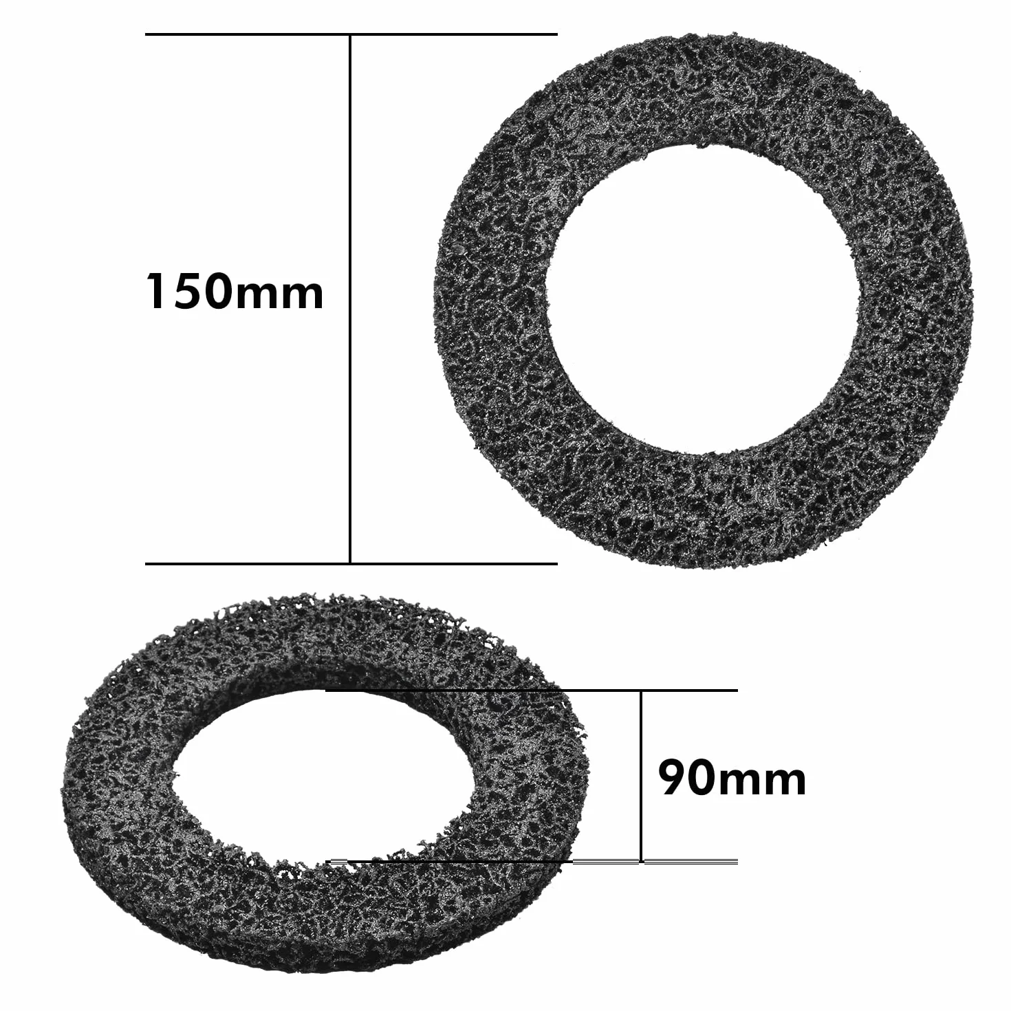Lijador de cubo de rueda de aluminio, Accesorio para llave de impacto, limpiador de bujes de rueda, accesorio de lijado multiherramienta, Para llaves de impacto de 1/2 pulgada