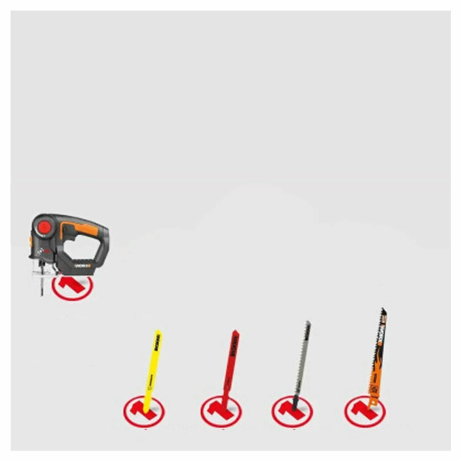 Sierra caladora eléctrica, sierra caladora for carpintería, sierra eléctrica de alta velocidad, cortadora de madera y Metal, sierra eléctrica multifuncional Para principiantes en bricolaje(No battery)