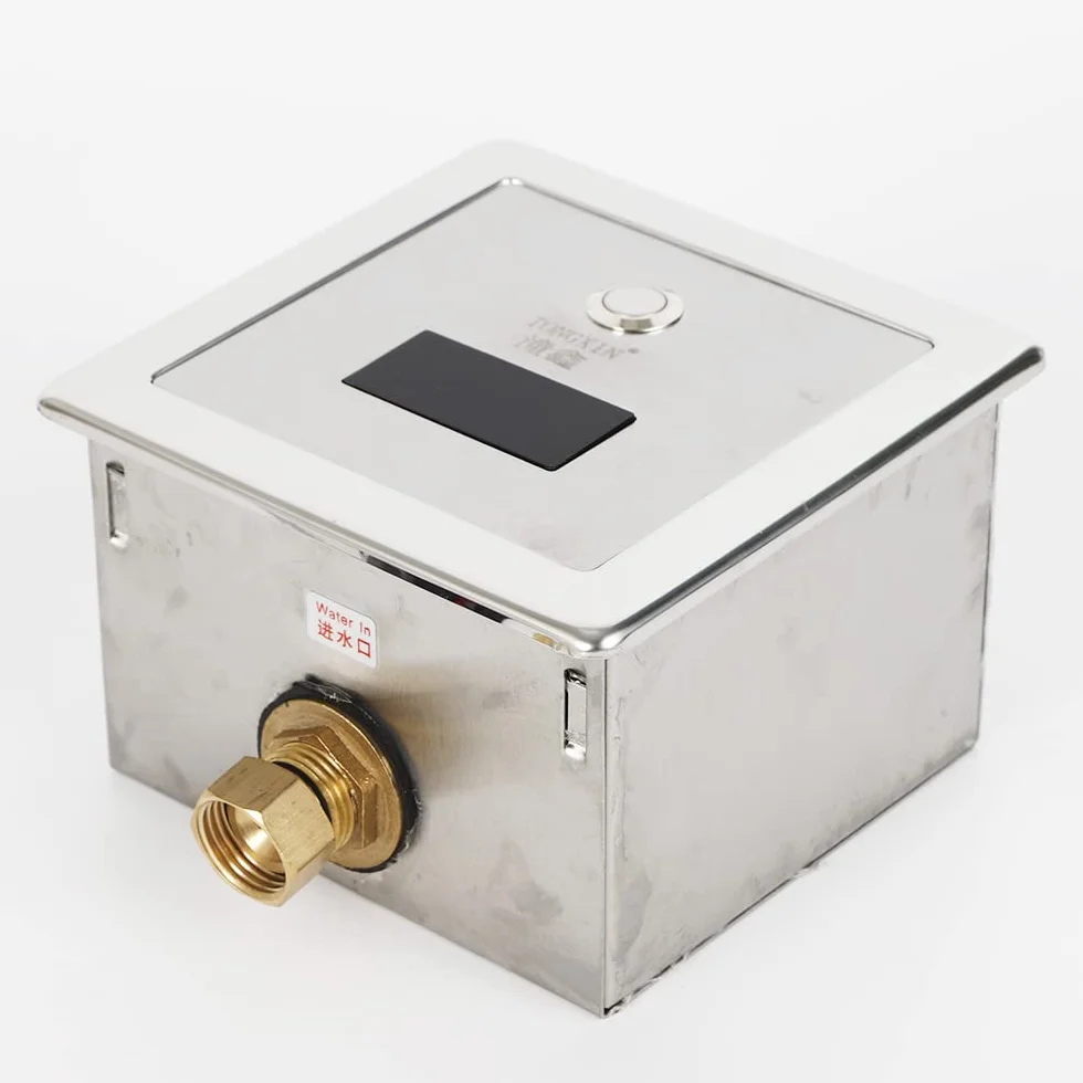 Sensor automático de urinario antisalpicaduras, ambientador de aire para inodoro automático inductivo automático para enjuagar el sensor de inodoro urinario grifos de baño