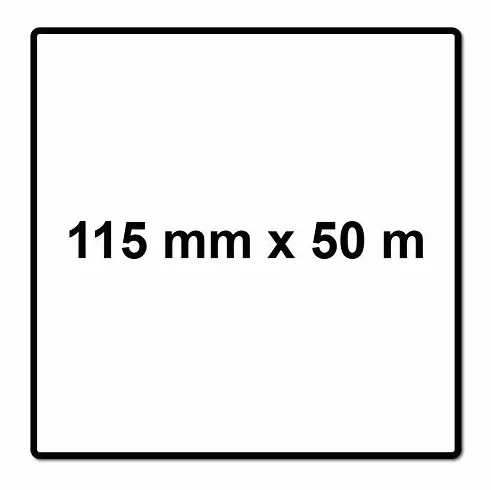 Mirka BASECUT 2251100160N - Papel de lija (115 mm x 50 m, P60)