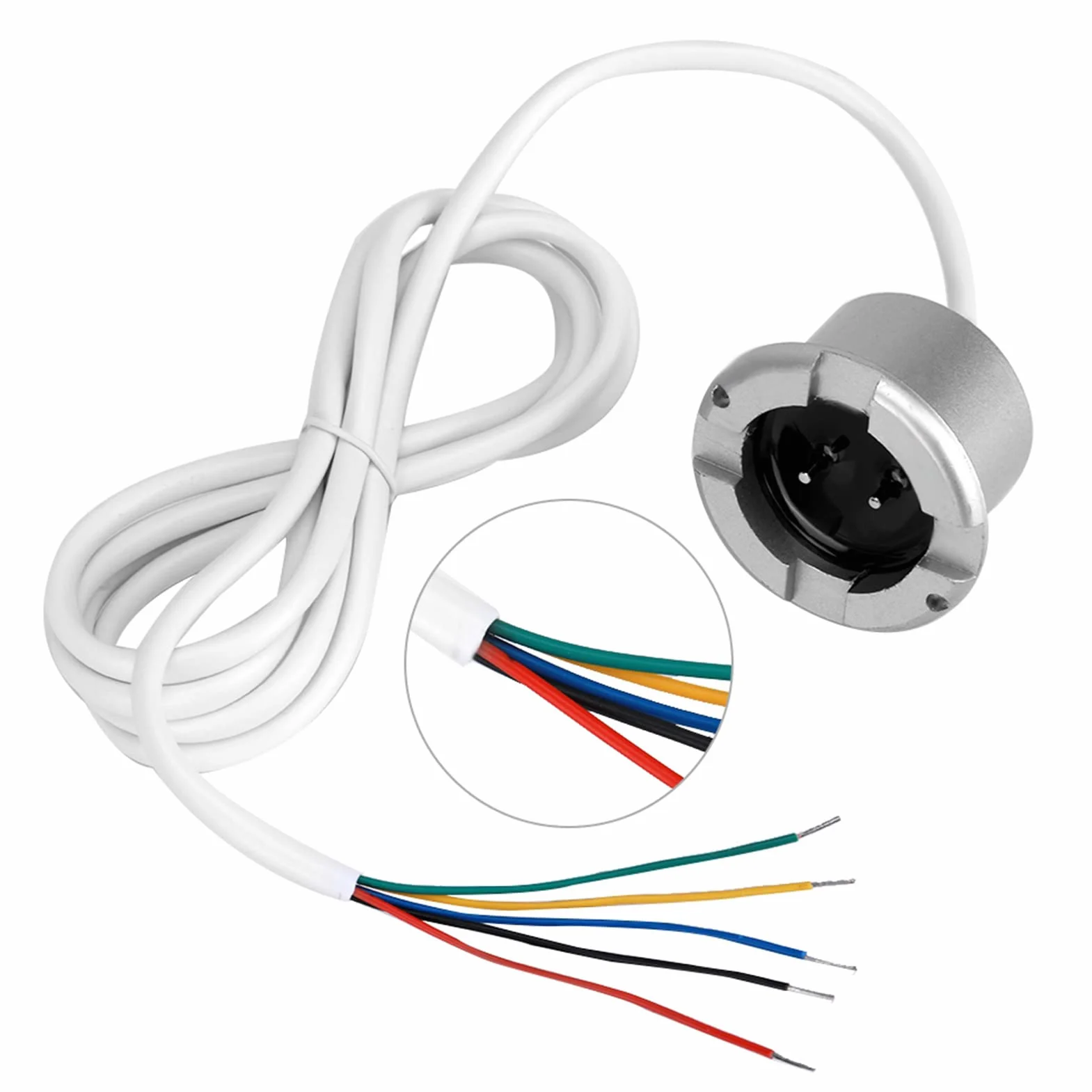 Detector de Alarma de Inundación con Cable de Agua 12V para Cuarto de Máquinas Aislado