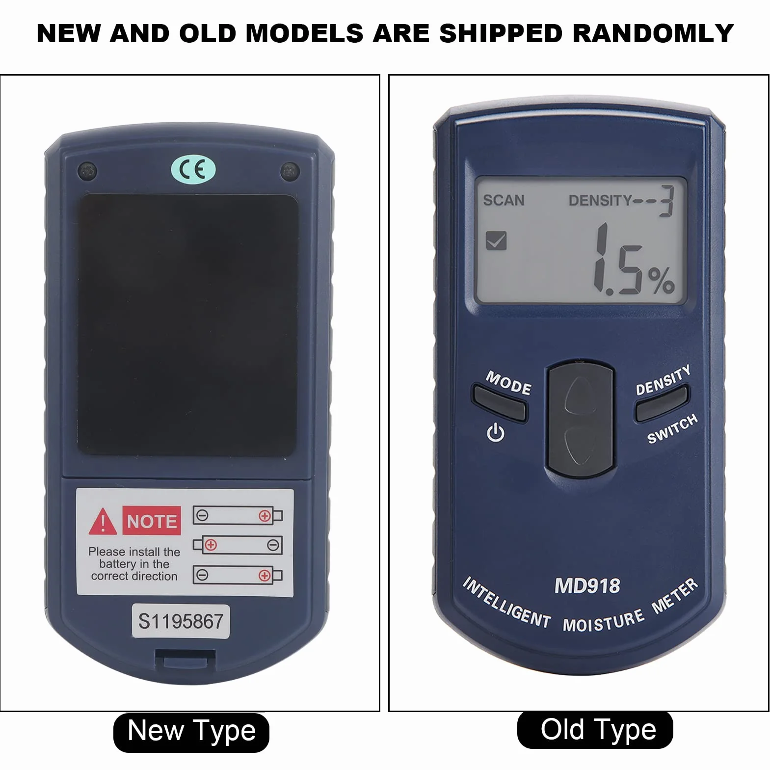 Medidor de Humedad Digital de Pared, Detector de Humedad para madera sin Pin, rango de medición 4% ~ 80% HR, resolución 0,5%, para mampostería, madera, hormigón, soleras y yeso