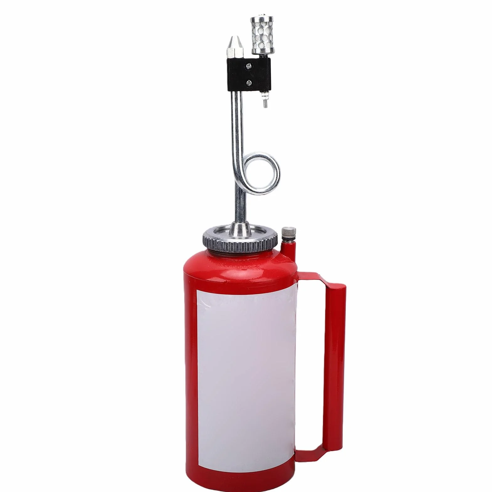 banapoy Antorcha de Goteo Forestal 5L, Antorcha de Goteo de Doble Fondo de Hierro Fundido Resistente para Quemar, Trampa Válvula de Retención, para Incendios Forestales