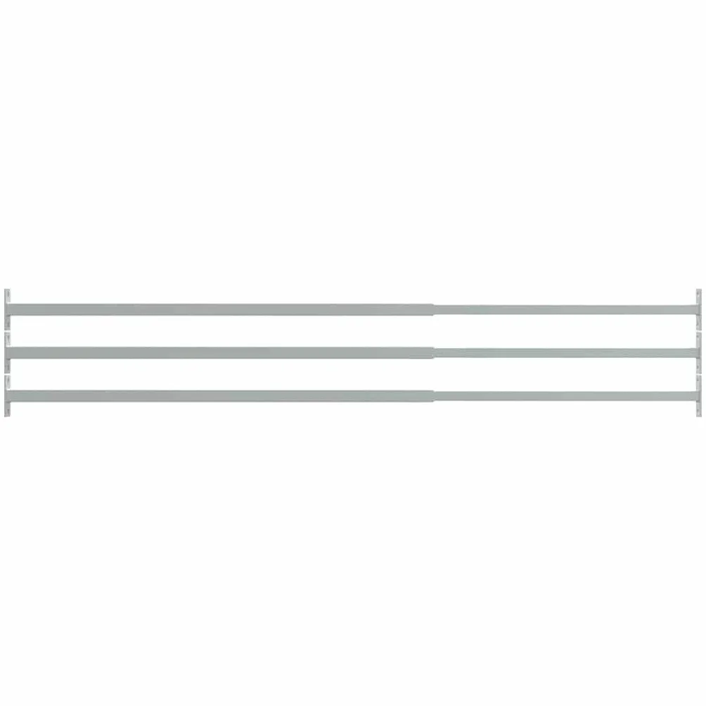 vidaXL Barras de Seguridad Ajustables para Ventanas, 3 Piezas, Plata, 710–1200 mm, Acero, Protector de Ventana, Barrera de Seguridad para Hogar y Oficina, Protección Infantil, Fácil de Montar