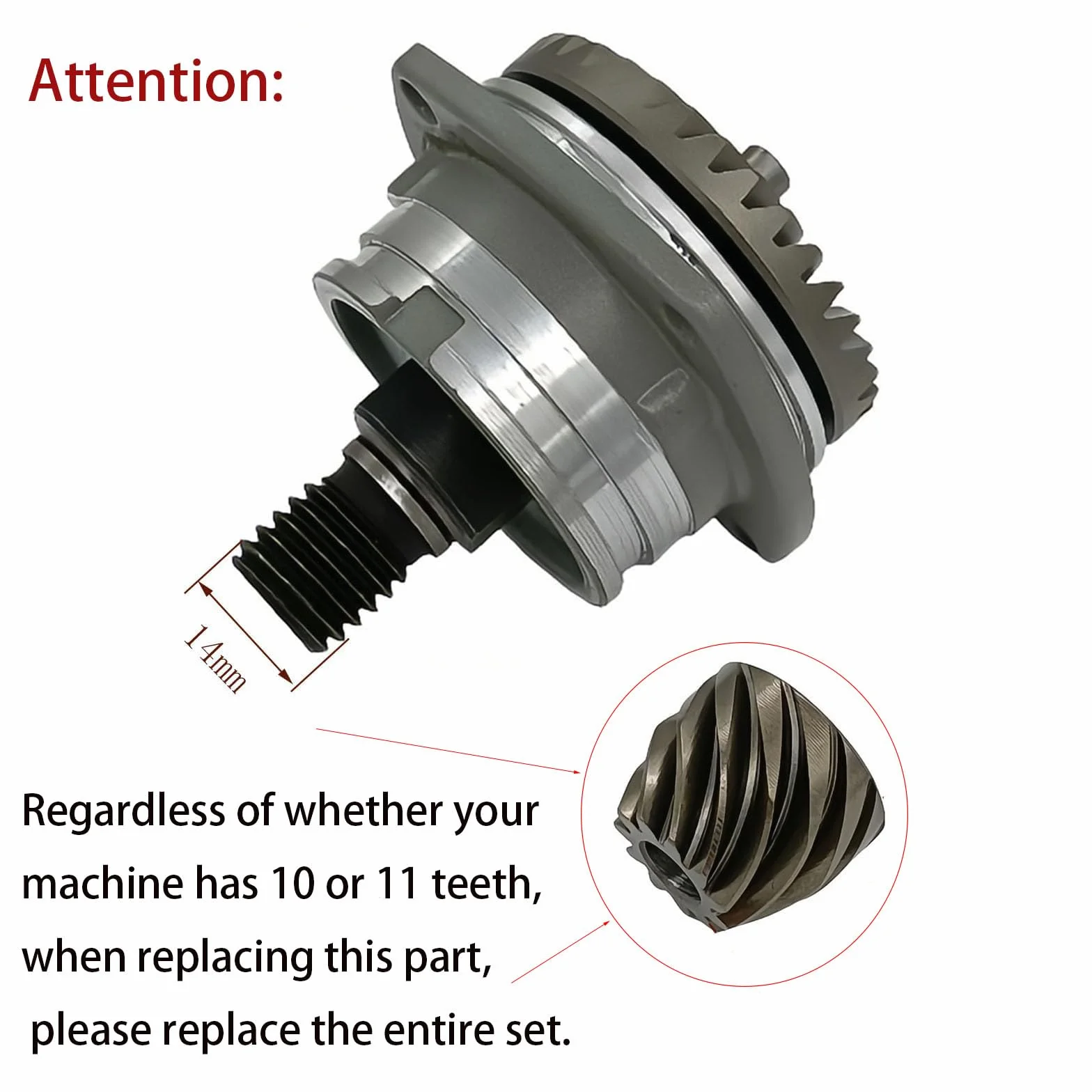 Rodamiento de cubierta de repuesto para amoladora angular Makita de 125 mm 9557NB 9555NB 9554NB 9558NB 9558HN 9557NBR 9557PB 9555HN 9555HNG 9558HNG 9558HNR